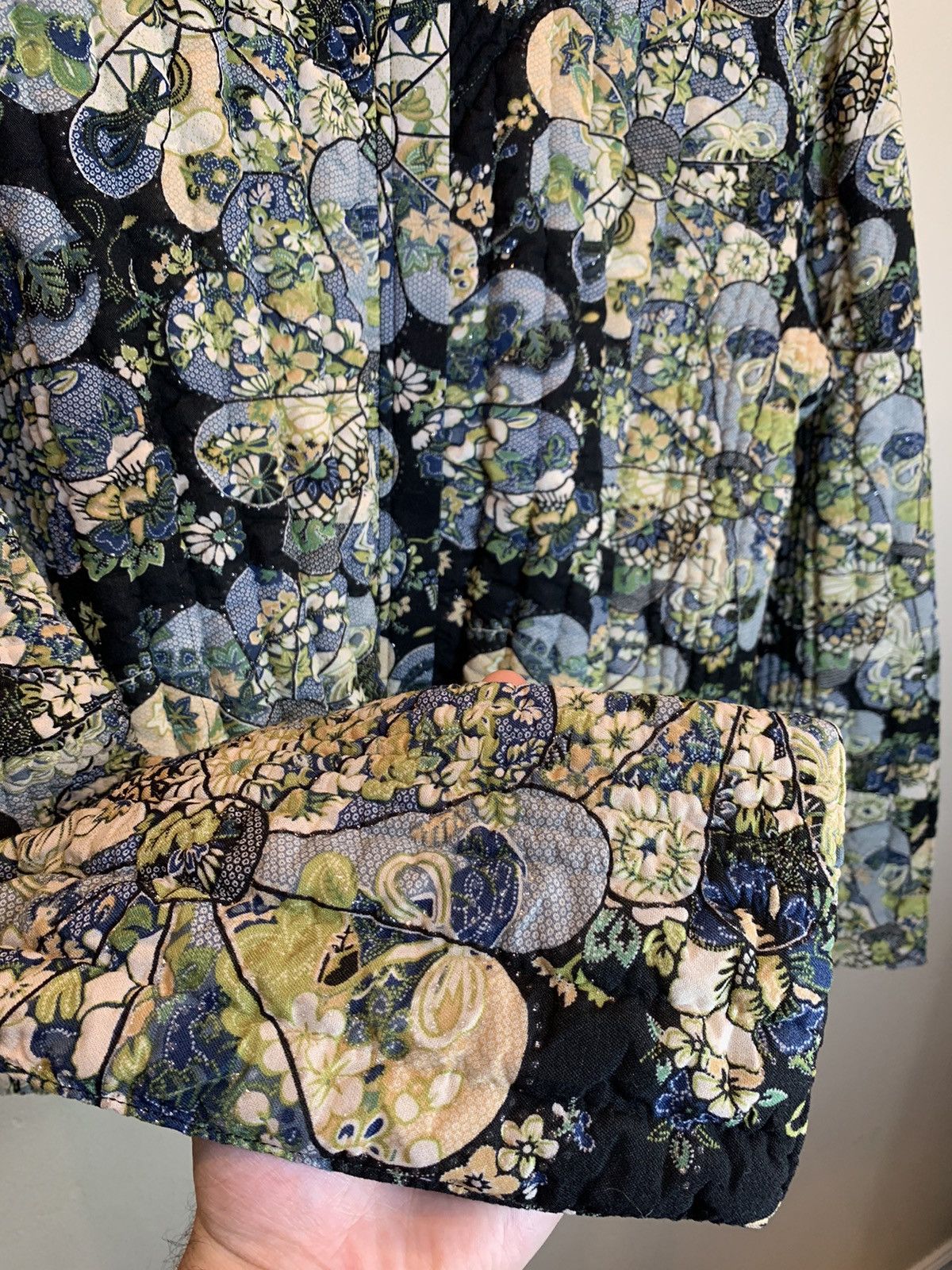Vintage *RARE* Vintage 1990’s Japanese Flower Knit Reversible Jacket Size US S / EU 44-46 / 1 - 9 Thumbnail