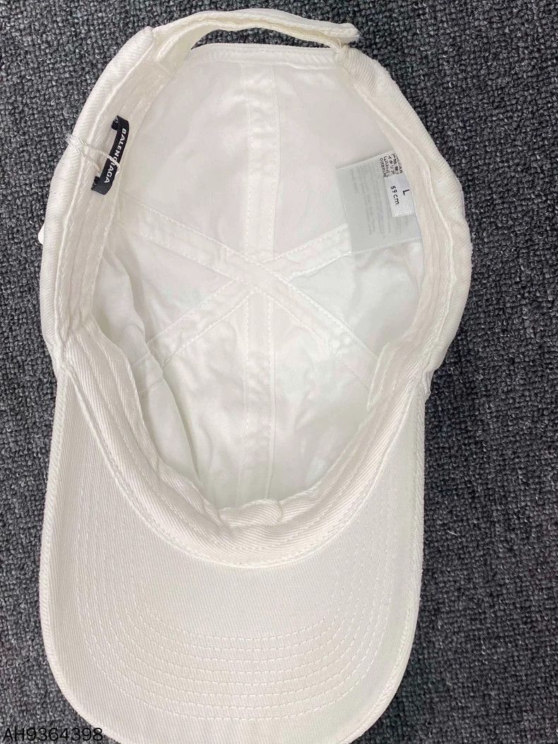 Balenciaga Balenciaga White embroidered logo baseball cap 2501-Nextarr Size ONE SIZE - 3 Thumbnail