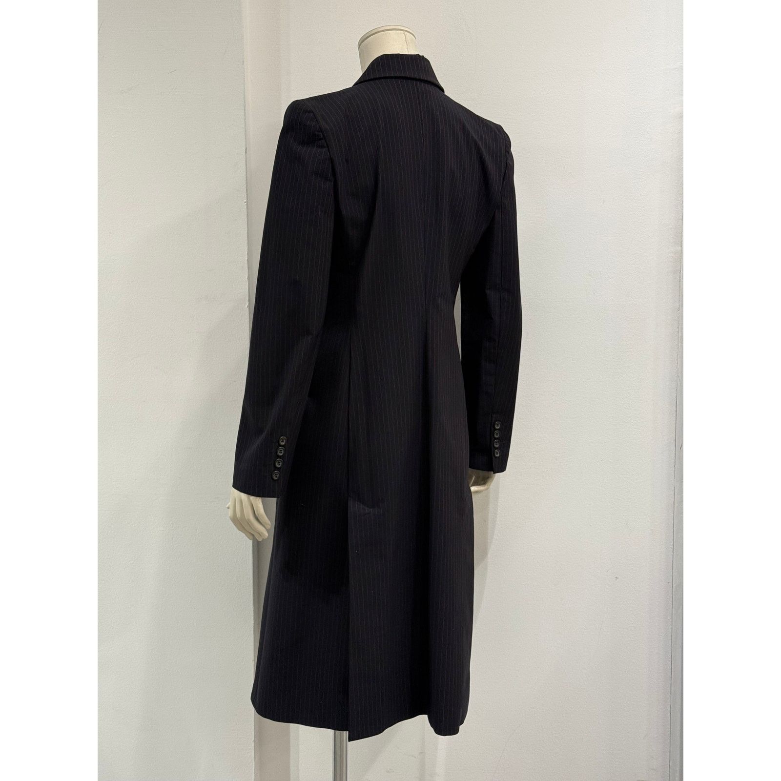 Alexander McQueen A/W1998 Alexander McQueen “Joan” pinstripe tailored coat Size M / US 6-8 / IT 42-44 - 9 Thumbnail