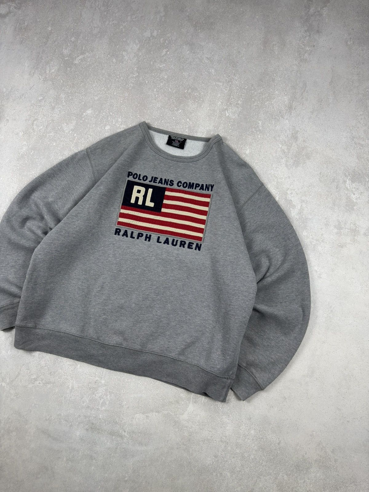 Polo Ralph Lauren Vintage 90s Polo Ralph Lauren Jeans CO. American Flag USA Size US M / EU 48-50 / 2 - 3 Thumbnail