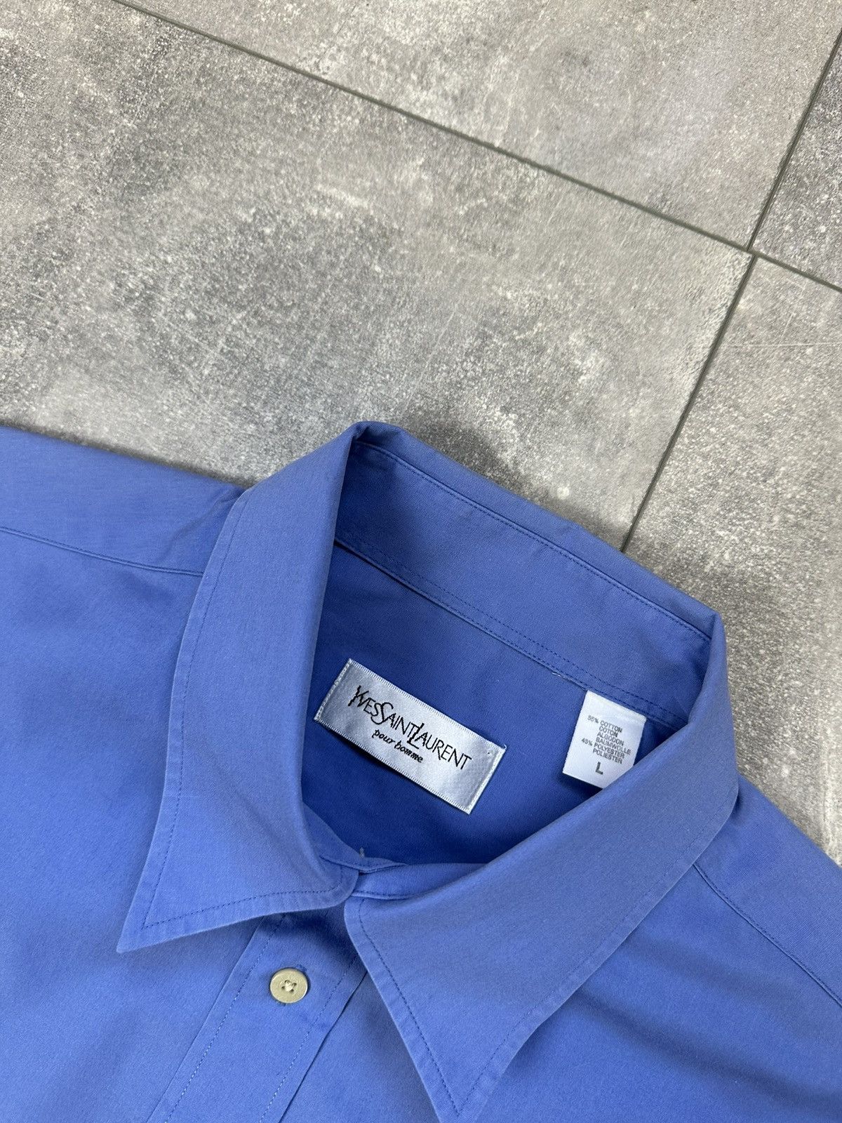 Other Men’s shirts button up blue YvesSaintLauren Size US L / EU 52-54 / 3 - 6 Thumbnail