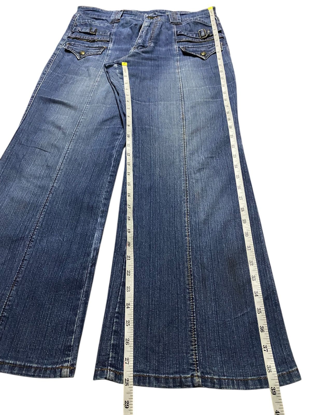 Japanese Brand Japanese Brand Advantage Blue Wash Baggy Jeans Size US 33 - 9 Thumbnail