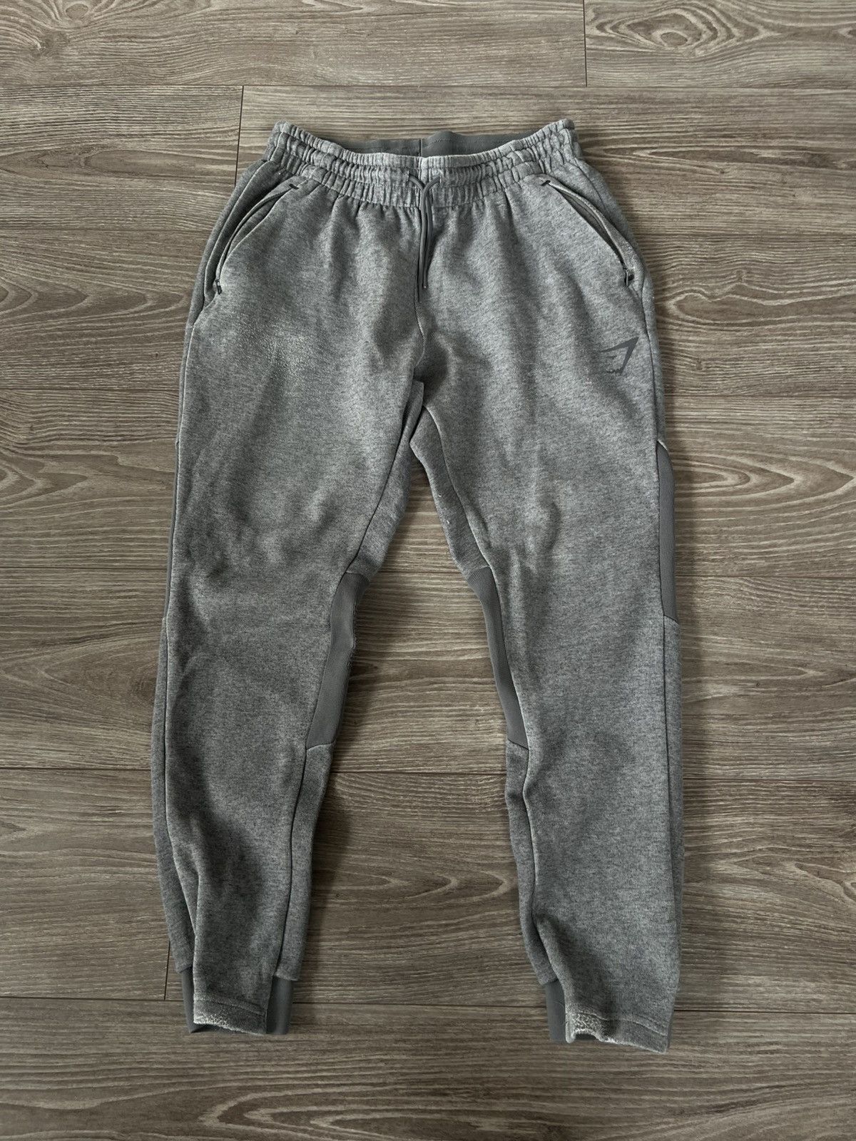 Gymshark Gymshark Onyx Pro Cotton David Laid Gray Joggers Size US 31 - 1 Thumbnail
