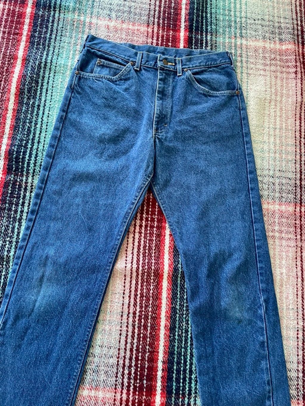 Lee 80s Lee Union Made Straight Leg Jeans 32x32 Size US 32 / EU 48 - 2 Thumbnail