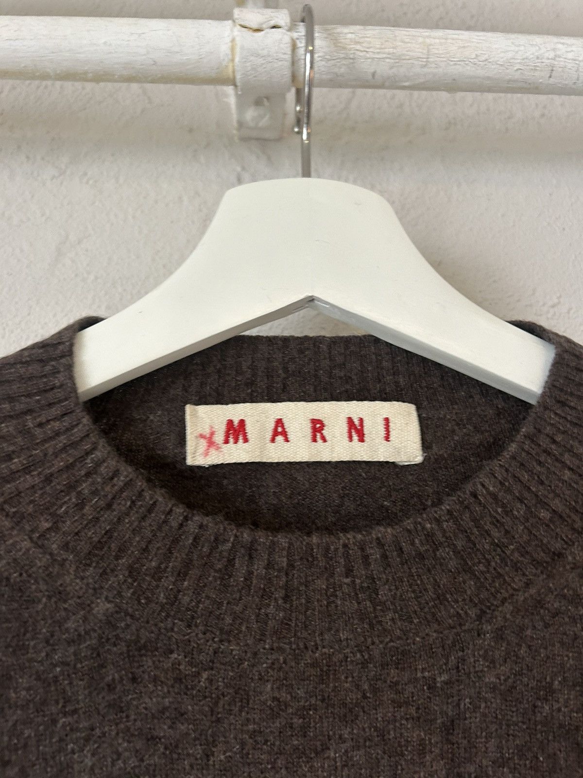 Marni Brown 100% Cashmere Sweater with Front Pockets - Size 44 Size M / US 6-8 / IT 42-44 - 9 Thumbnail