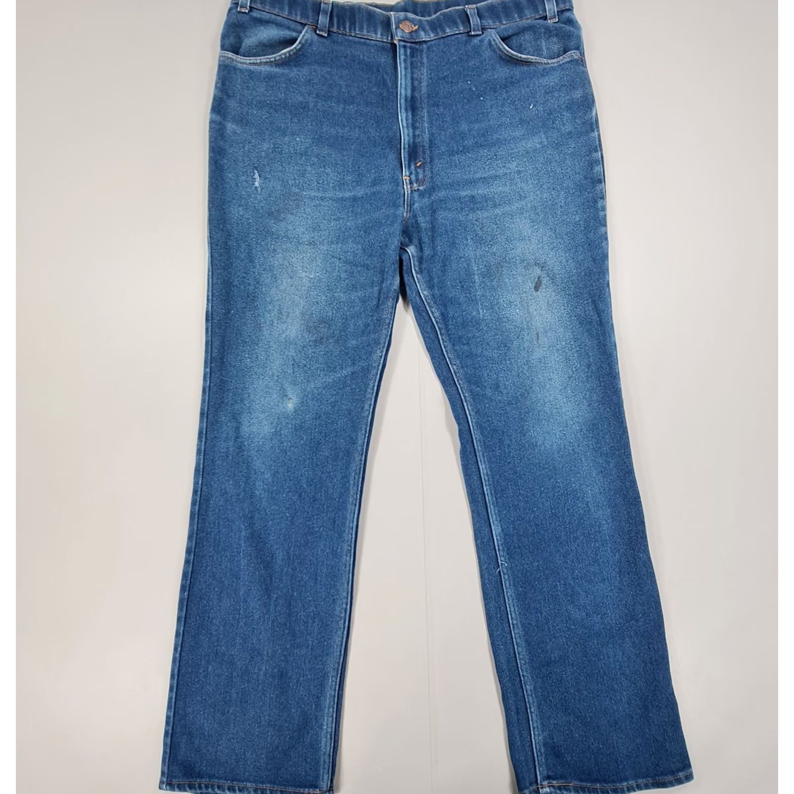 Levi's VINTAGE Levi's Action Jeans Mens Blue Straight Zip Fly 90s Denim W38 L32 Mens Jeans Size US 38 / EU 54 - 2 Thumbnail