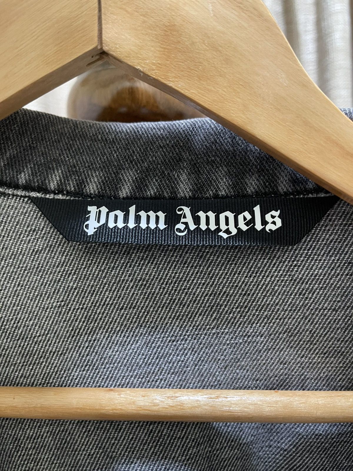 Palm Angels Palm Angels Oversized Denim Jacket Size US L / EU 52-54 / 3 - 3 Thumbnail