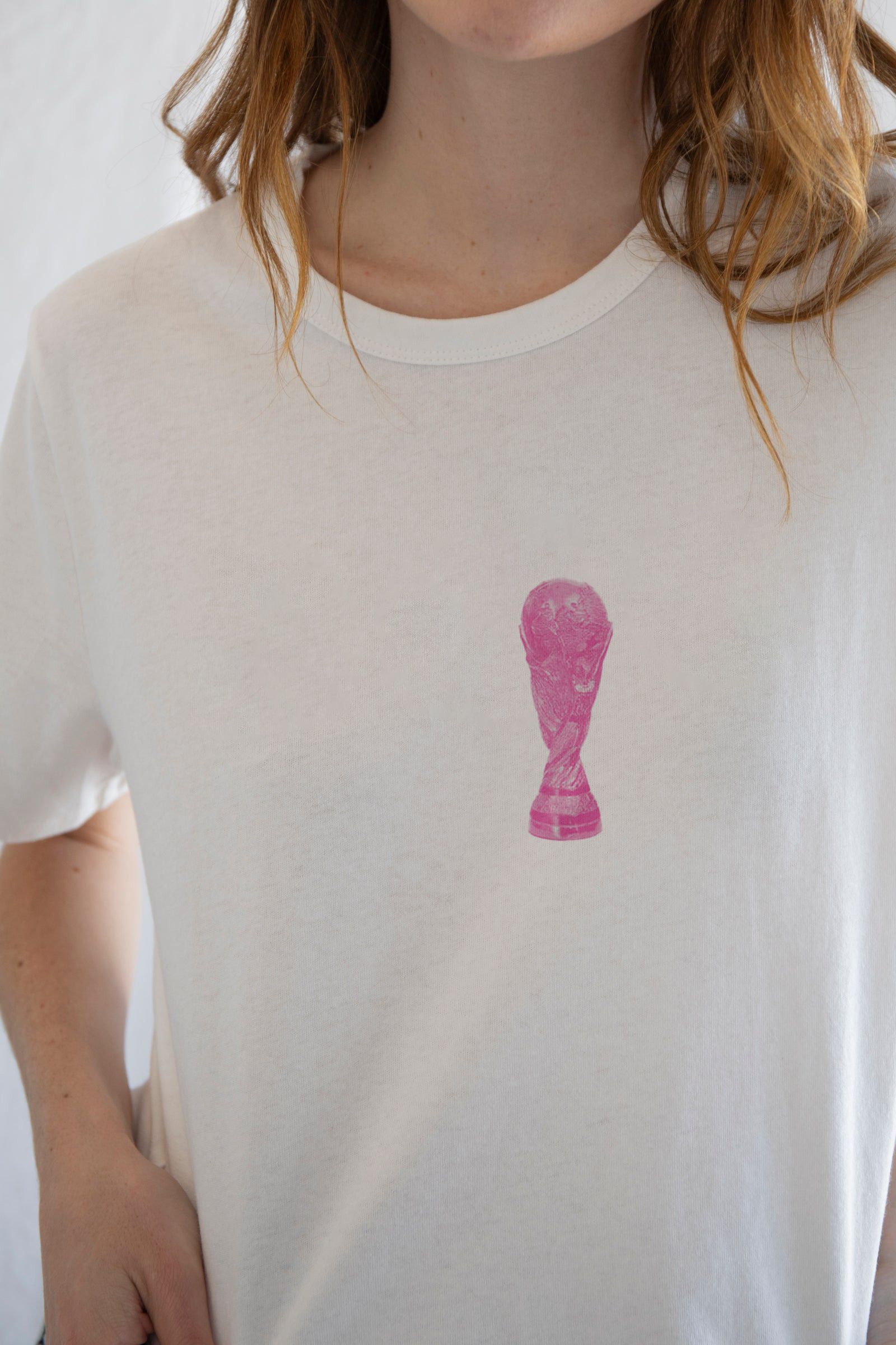 Designer Pink Jules Rimet World Cup Tee Size S / US 4 / IT 40 - 3 Thumbnail