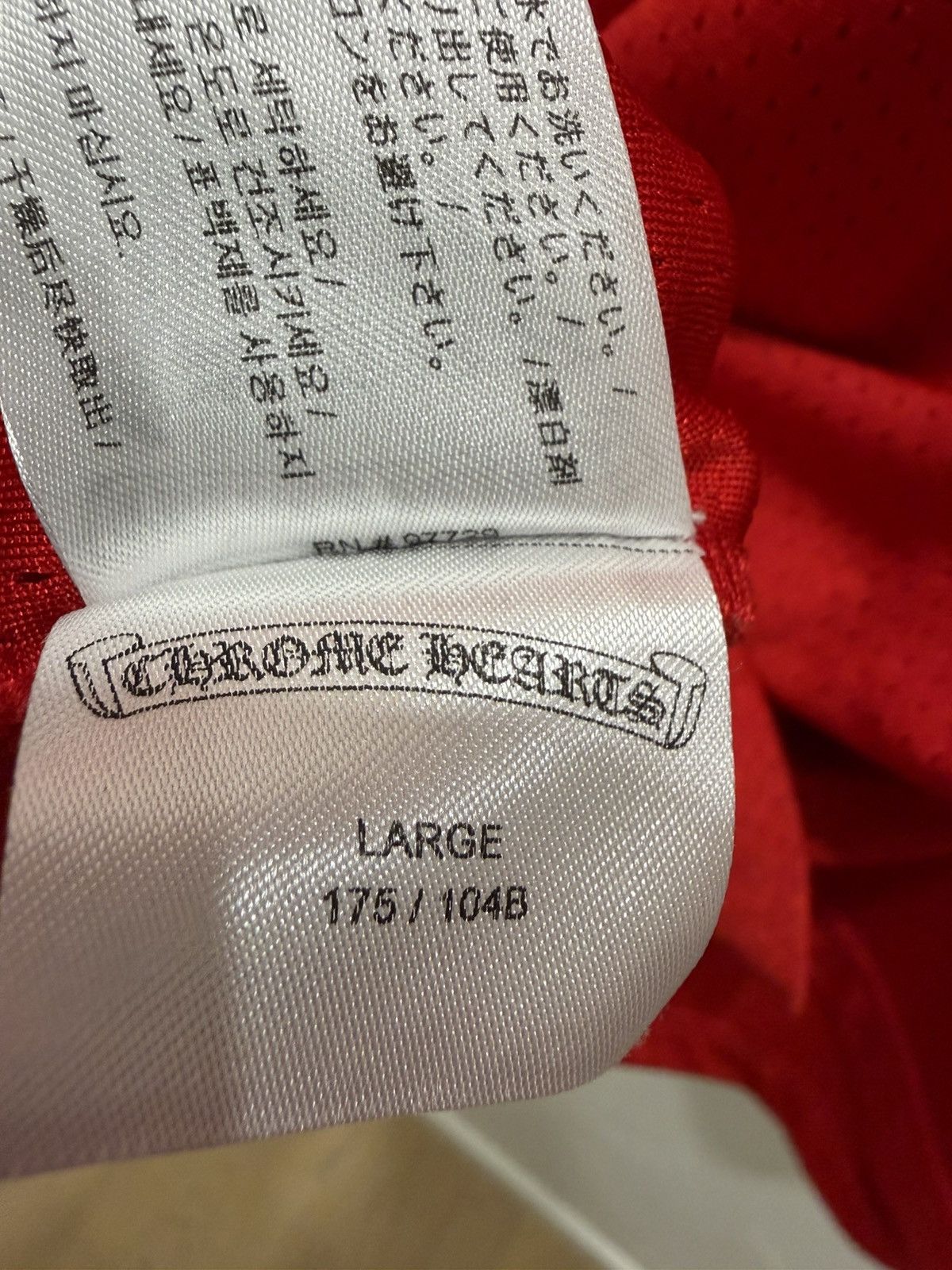 Chrome Hearts Chrome Hearts Red Team 99 Jersey Size US L / EU 52-54 / 3 - 10 Thumbnail