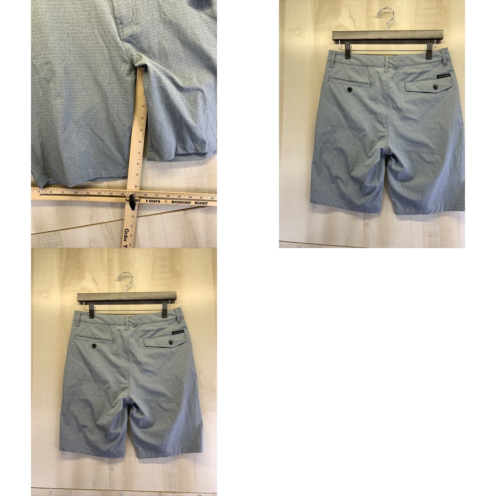 Vintage Division Mens Huxley Blue Chino Flex Board Shorts Mens Size 28-NWT-7234 Size US 28 / EU 44 - 8 Thumbnail