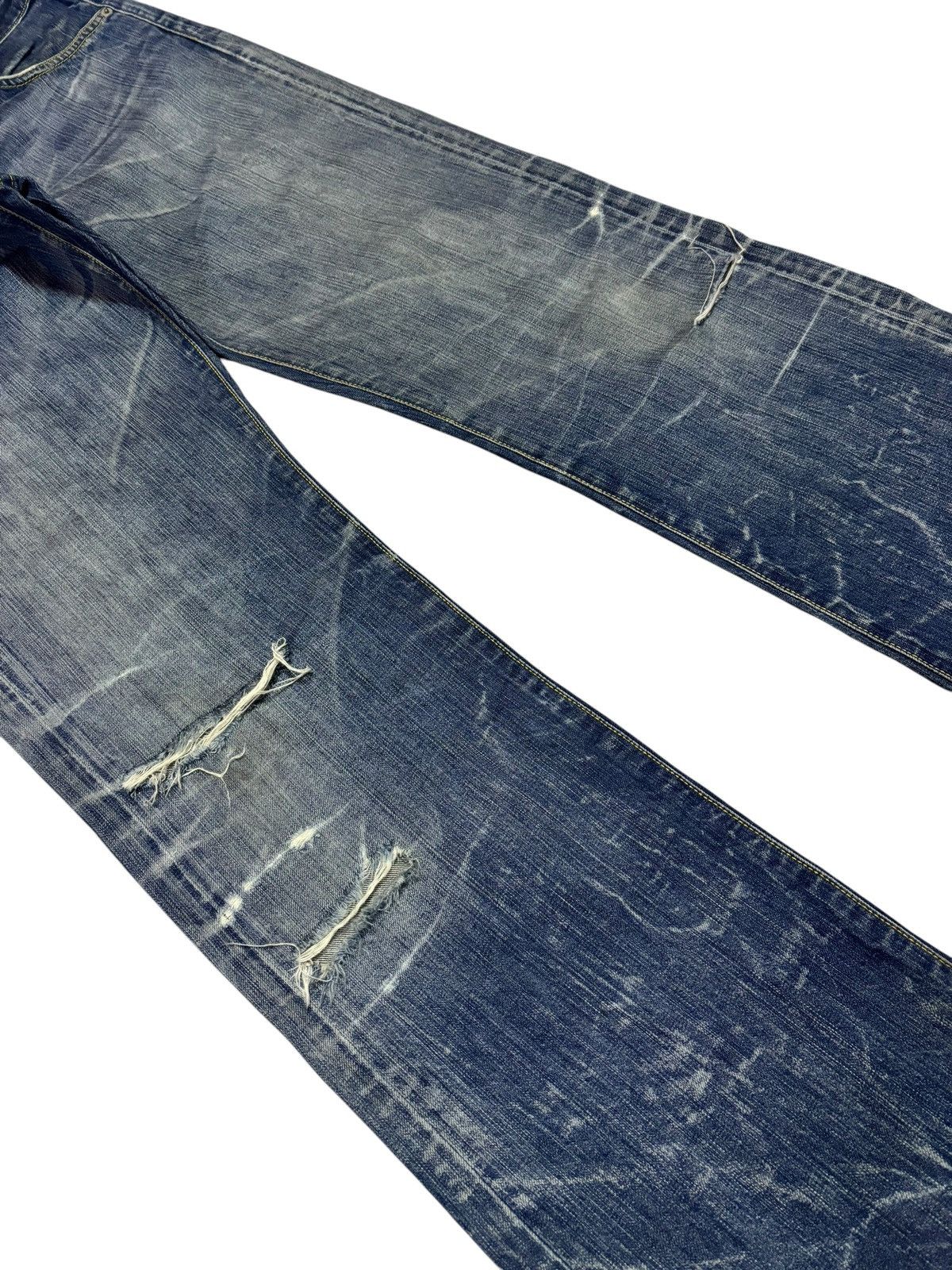 Paper Denim & Cloth Paper Denim & Cloth Strike Faded Distressed Jeans Size US 31 - 4 Thumbnail