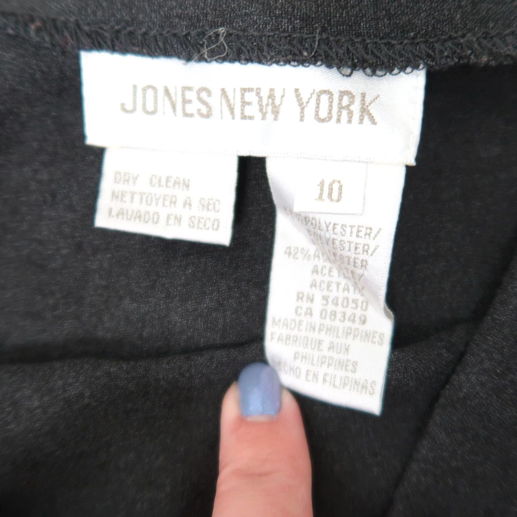 Jones New York VINTAGE Jones New York charcoal grey A-Line Maxi Skirt 28" Regular 10 Women Size 32" / US 10 / IT 46 - 5 Thumbnail