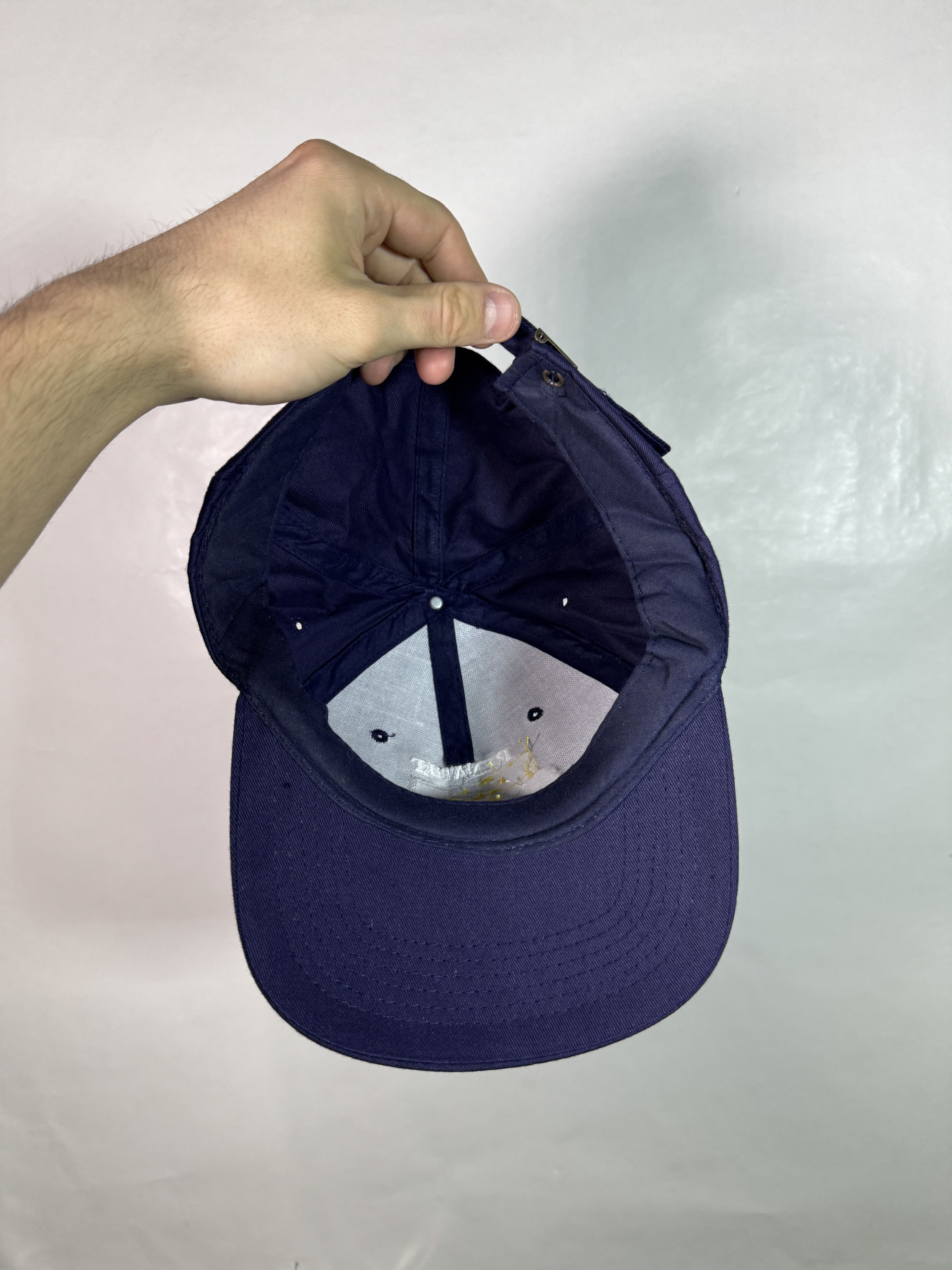 Vintage Vintage Renault Cap Retro Automobie Cars Racing Blue Hat Size ONE SIZE - 3 Thumbnail