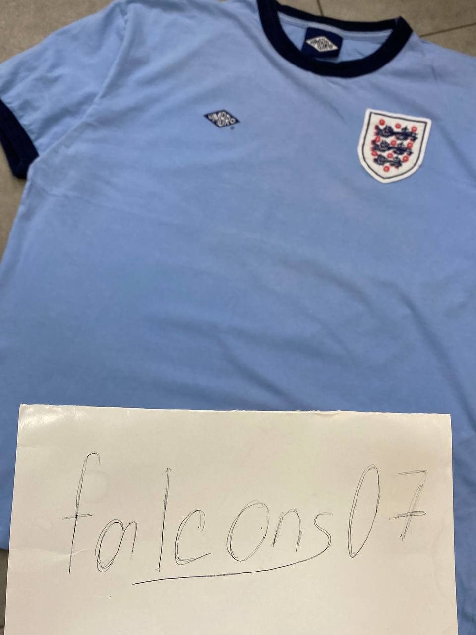 Umbro Umbro England National Team 90s Remake Jersey T-Shirt Size US XXL / EU 58 / 5 - 2 Thumbnail