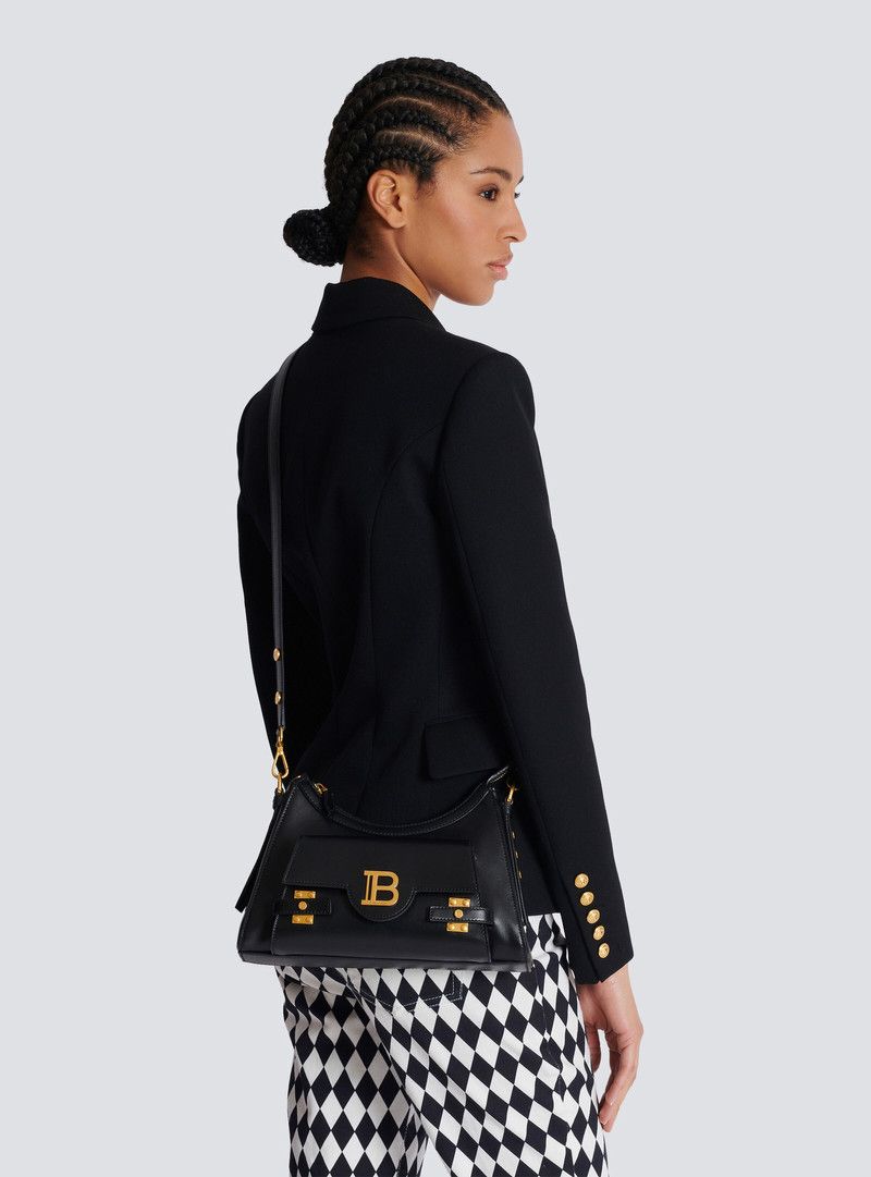 Balmain o1s1wg111225 Size:OS/B-Buzz Hobo Bag in Black Size ONE SIZE - 7 Thumbnail