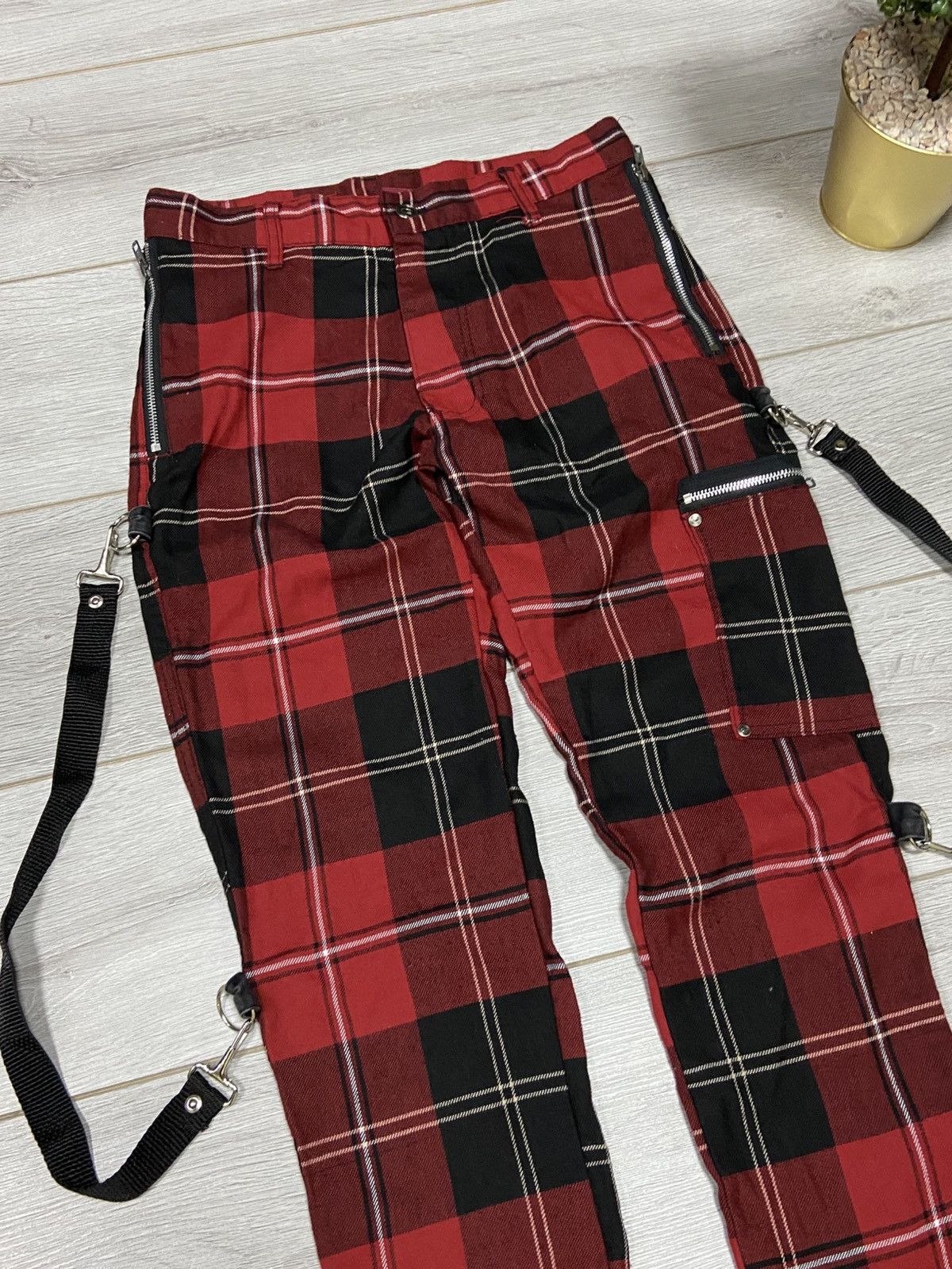 Vintage Vintage Punk Dog pile Pleated pants chaos check up strictly Size US 30 / EU 46 - 6 Thumbnail