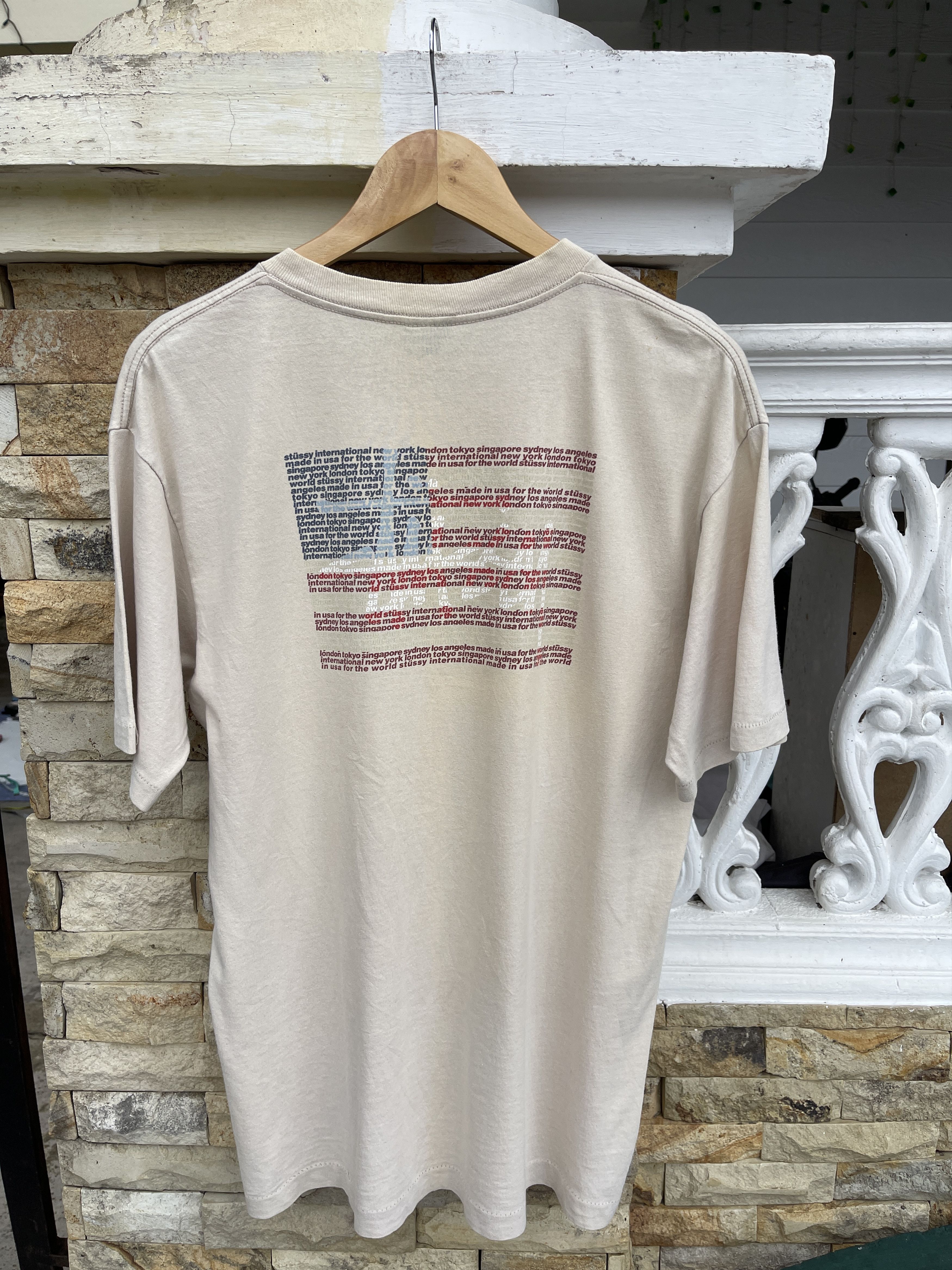 Stussy Rare🔥Vintage 90s Stussy Center Logo Tee Size US M / EU 48-50 / 2 - 4 Thumbnail