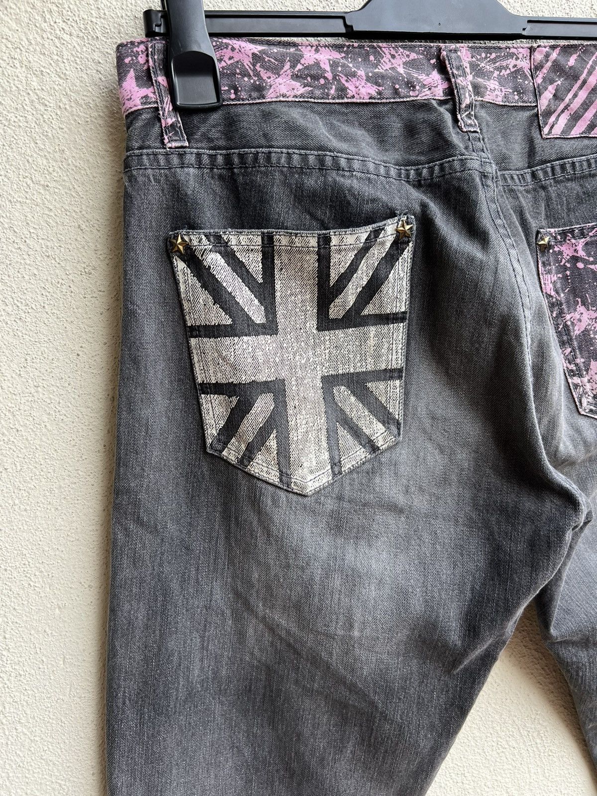 Designer ALGONQUINS Japan Distressed Punk Design Poem Denim Size US 32 / EU 48 - 15 Thumbnail