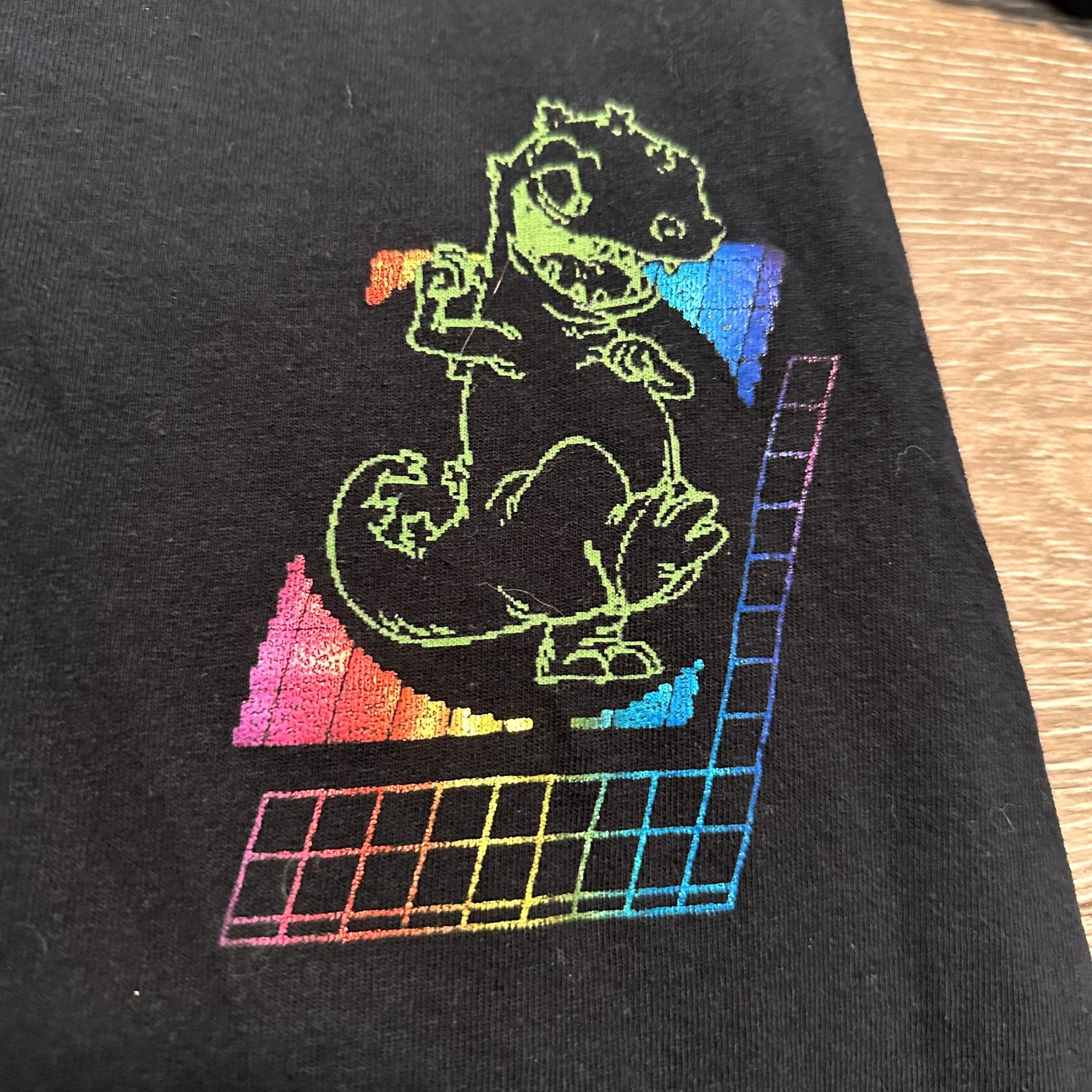 Nickelodeon 2020 Nickelodeon Reptar Foil Color Black T Shirt Size Medium Size US M / EU 48-50 / 2 - 2 Thumbnail