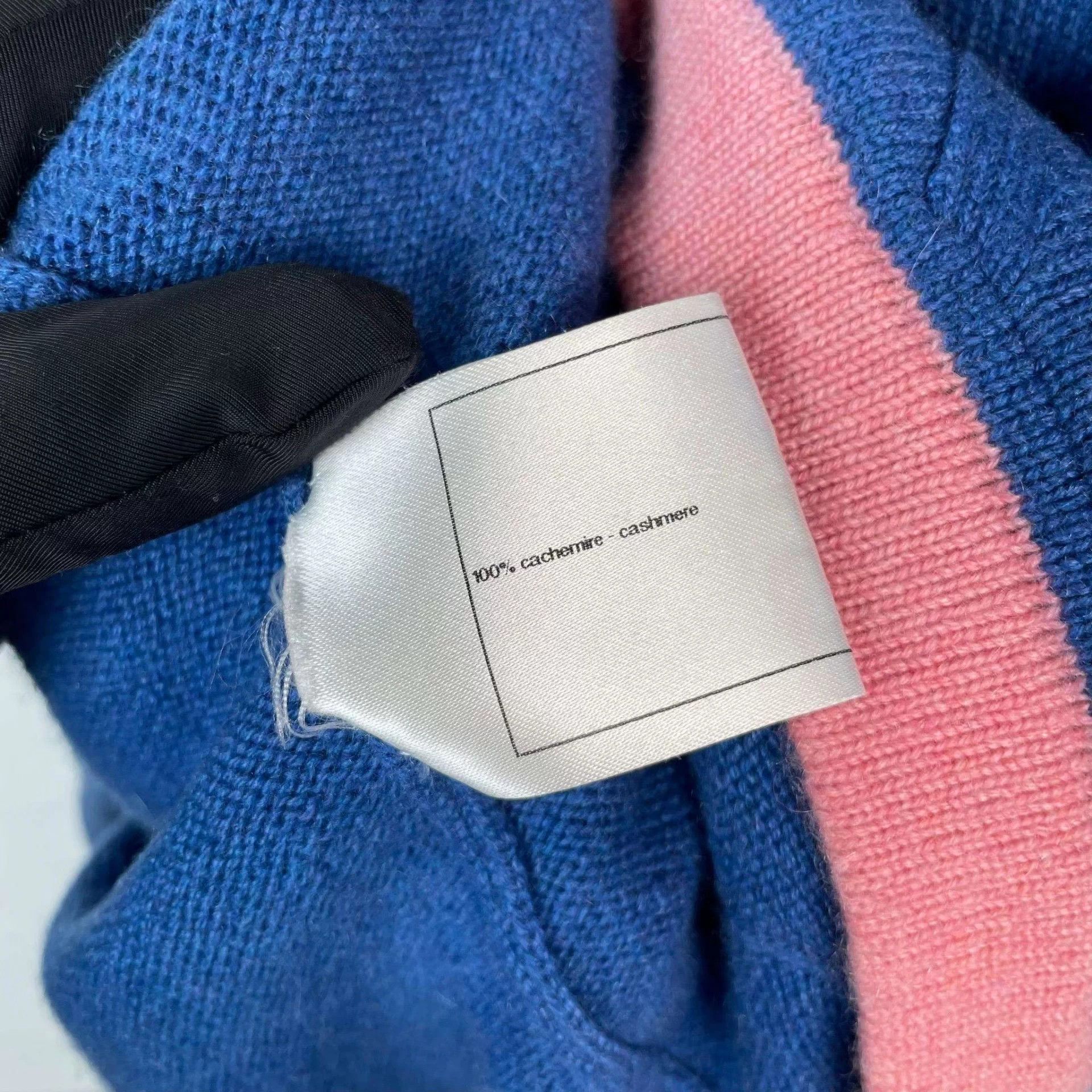Chanel Chanel blue pink colorblocked knit cardigan 36 Size XS / US 0-2 / IT 36-38 - 6 Thumbnail