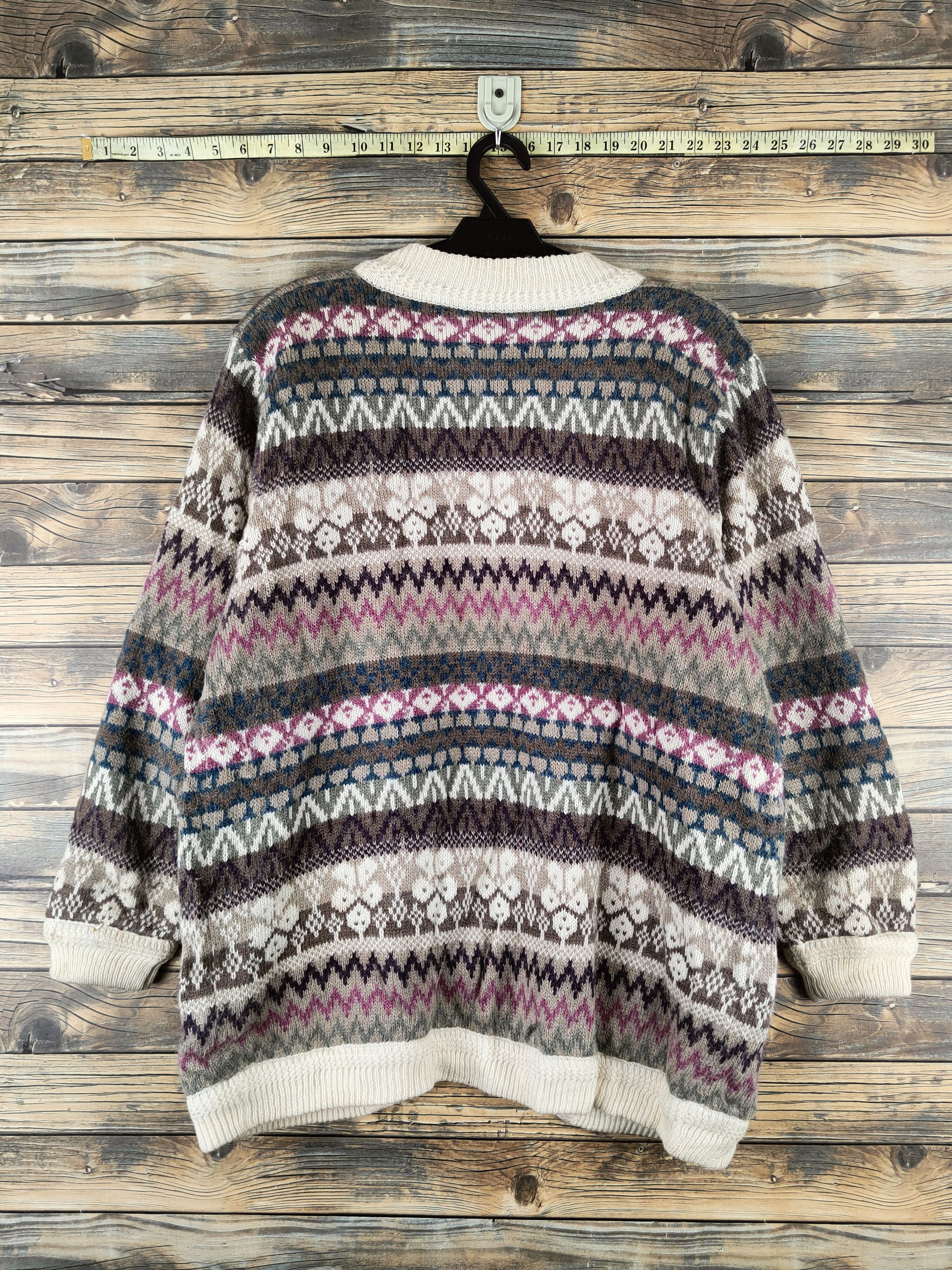 Japanese Brand DL Japanese Brand Cream Knitwear Sweaters #46-377 Size L / US 10 / IT 46 - 7 Thumbnail