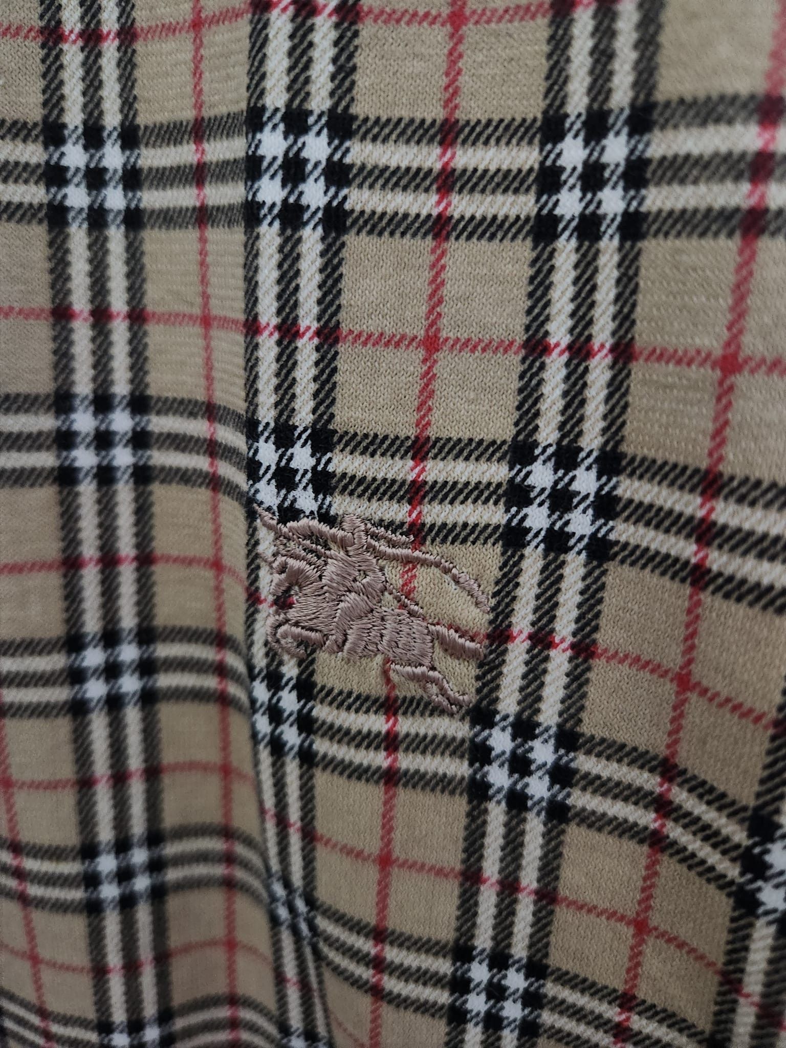 Burberry × Vintage Vintage Burberrys Polo Shirt Checkered Size US M / EU 48-50 / 2 - 8 Thumbnail