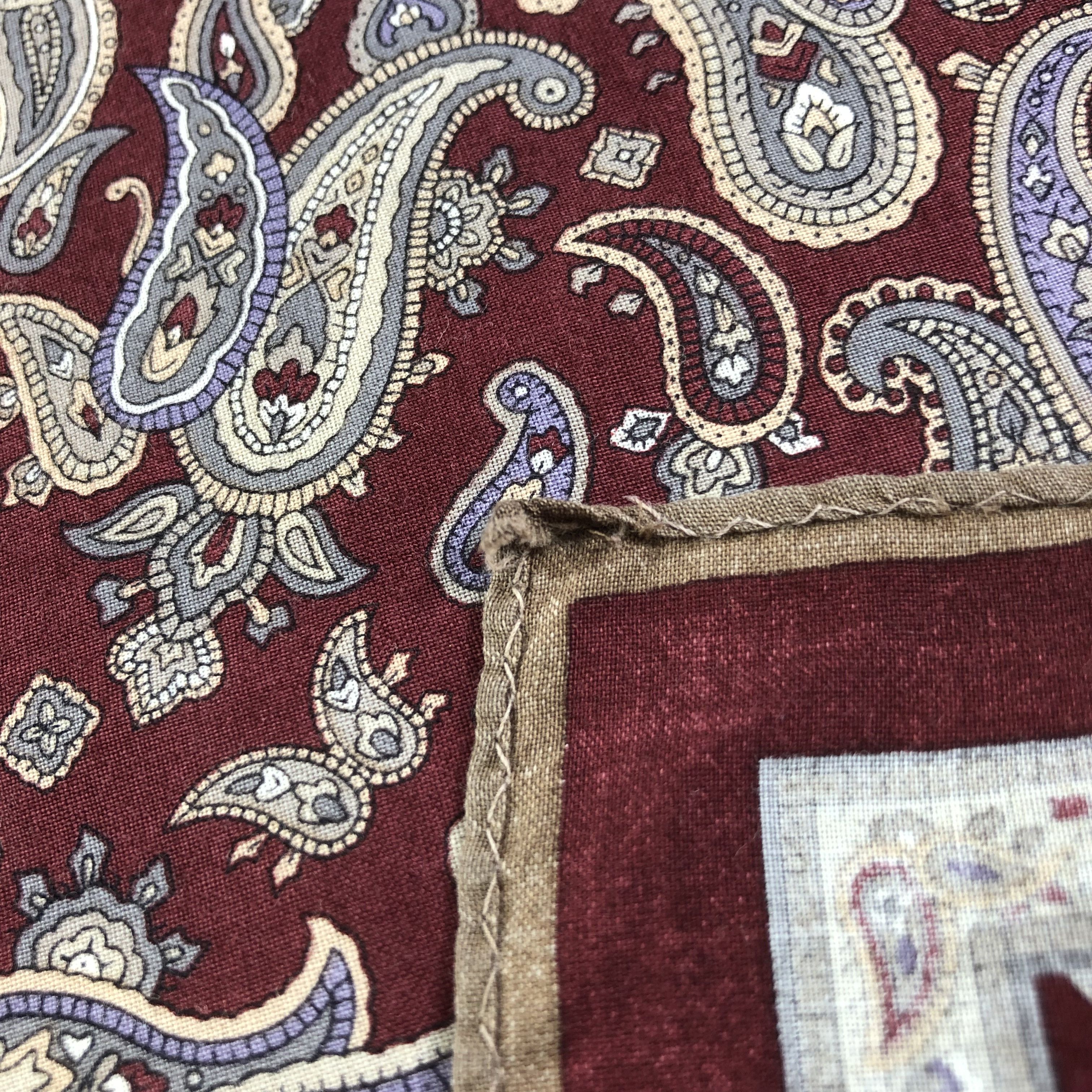 Vintage YSL Paisley Handkerchief Neckerchief Bandana H1499 Size ONE SIZE - 5 Thumbnail