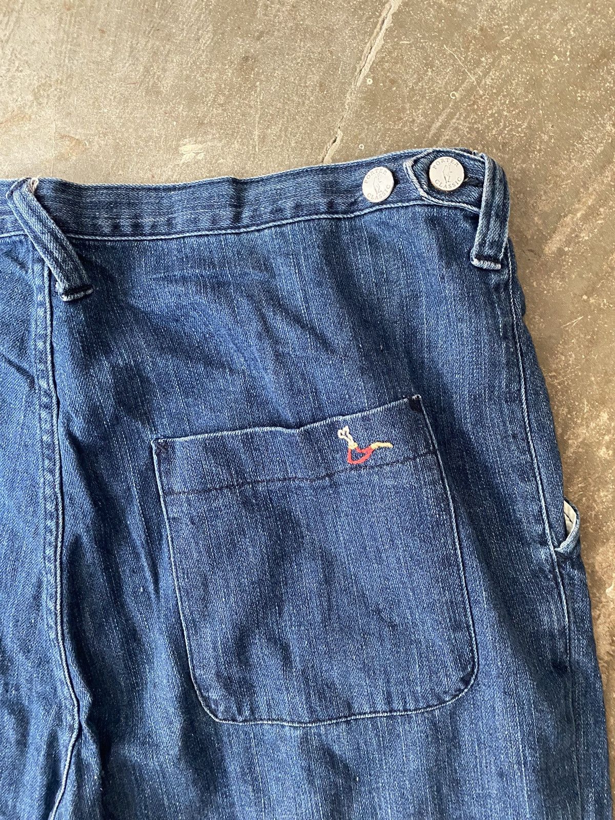 Porter Classic Porter Classic Hand Work Denim Pants Kapital Junya Watanabe Size US 34 / EU 50 - 7 Thumbnail