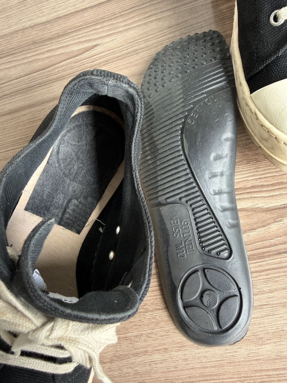 Rick Owens Drkshdw Ss14-15 canvas drkshdw ramones Size US 9 / EU 42 - 16 Thumbnail