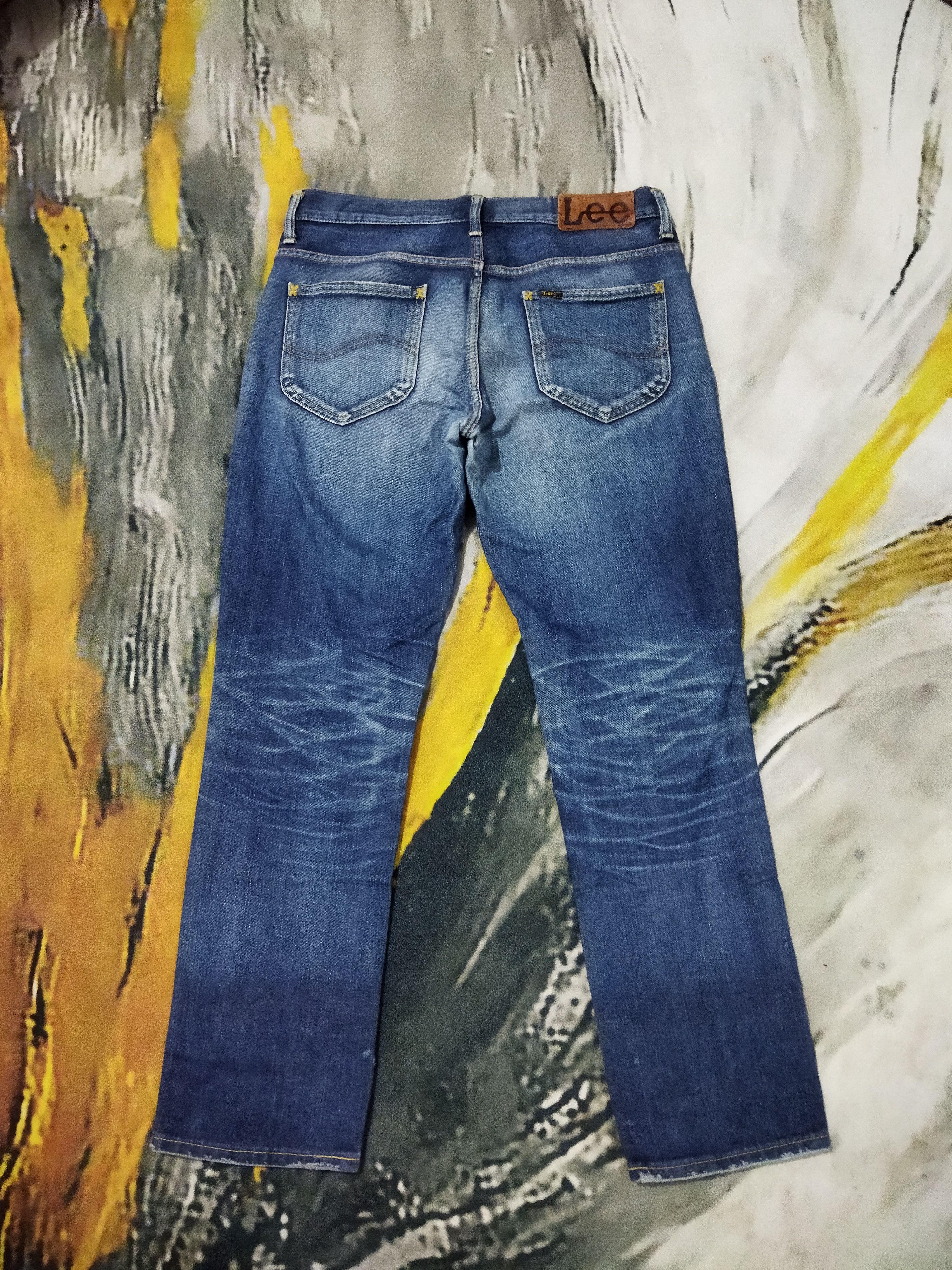 Lee VINTAGE LEE RIDERS FADED BLUE JEANS PANTS Size US 32 / EU 48 - 7 Thumbnail
