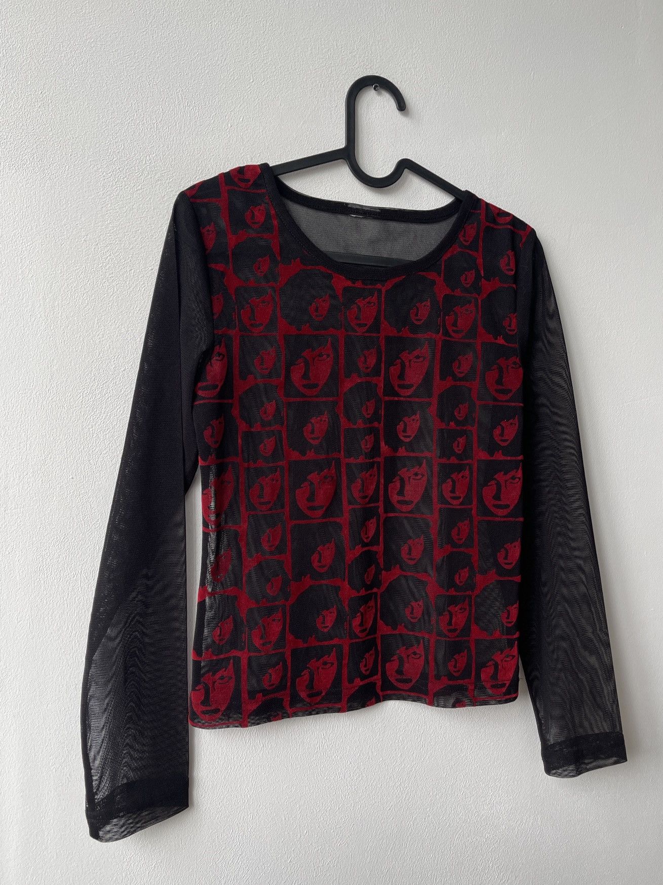 Japanese Brand × Vintage Vintage Mesh Face Top size XS/S Size S / US 4 / IT 40 - 2 Thumbnail