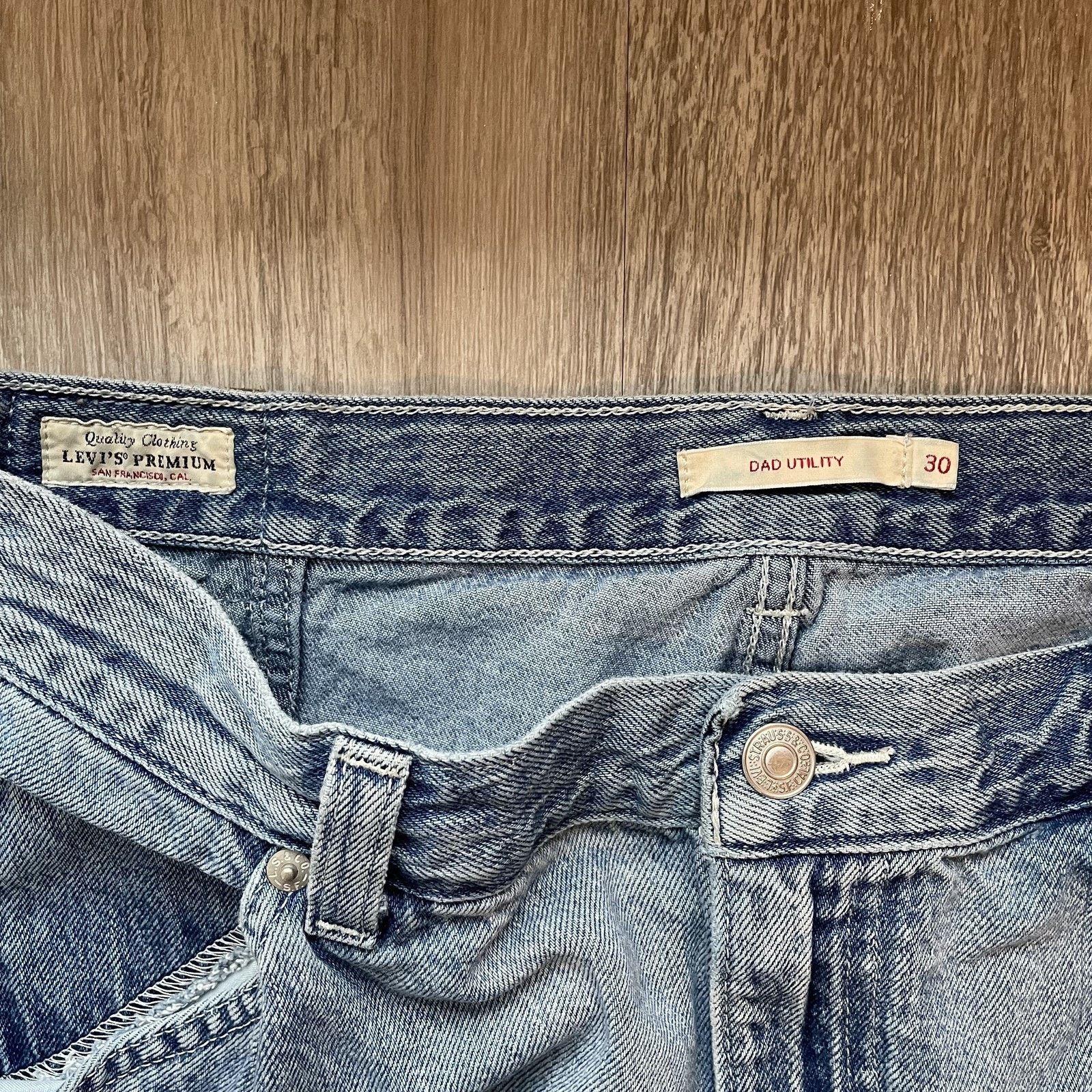 Levi's Levi's Premium Dad Utility Jeans Men's 30 Blue Relaxed Fit Size US 30 / EU 46 - 2 Thumbnail