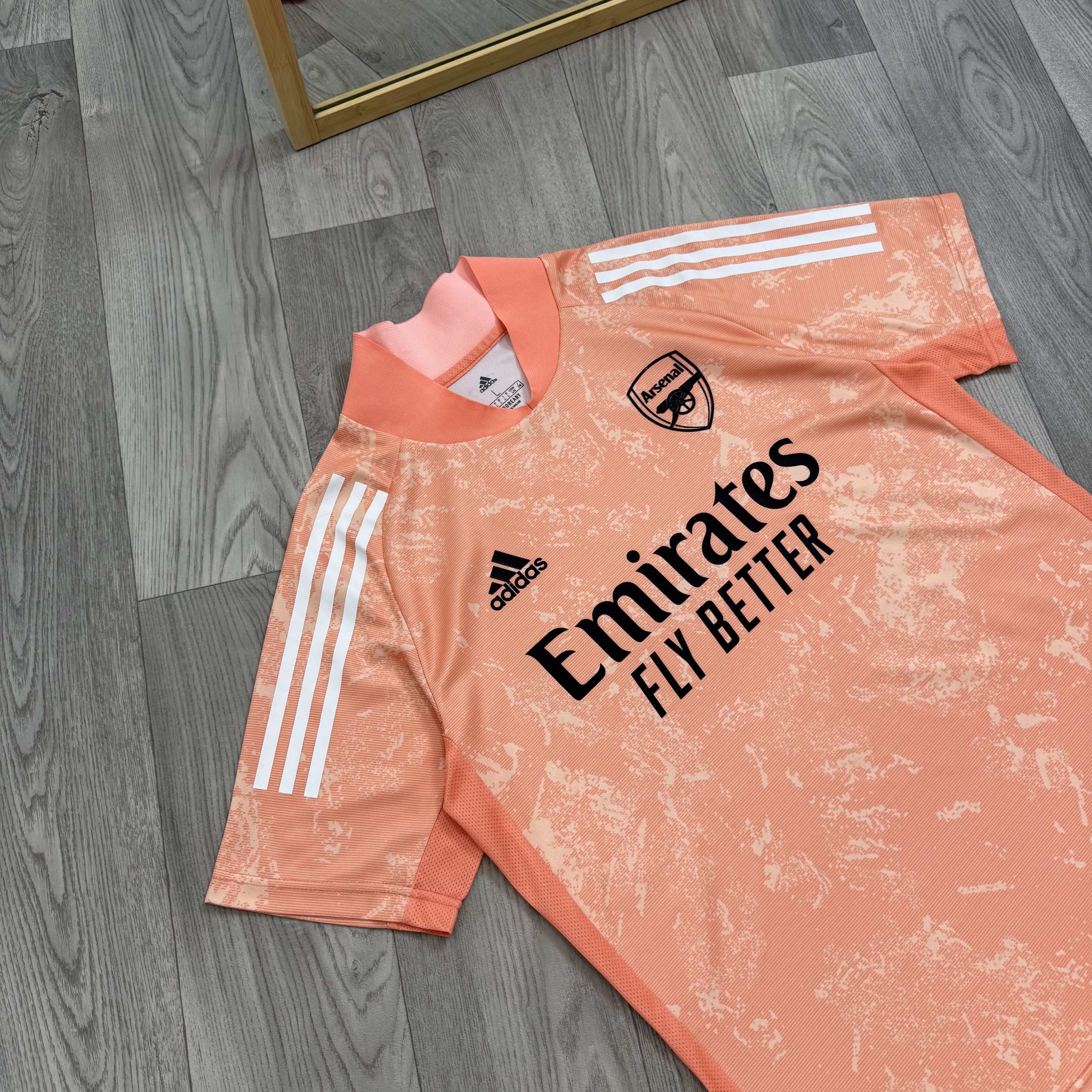 Adidas Adidas Arsenal 2020 Soccer Football Orange Jersey Tee Shirt Size US L / EU 52-54 / 3 - 5 Thumbnail