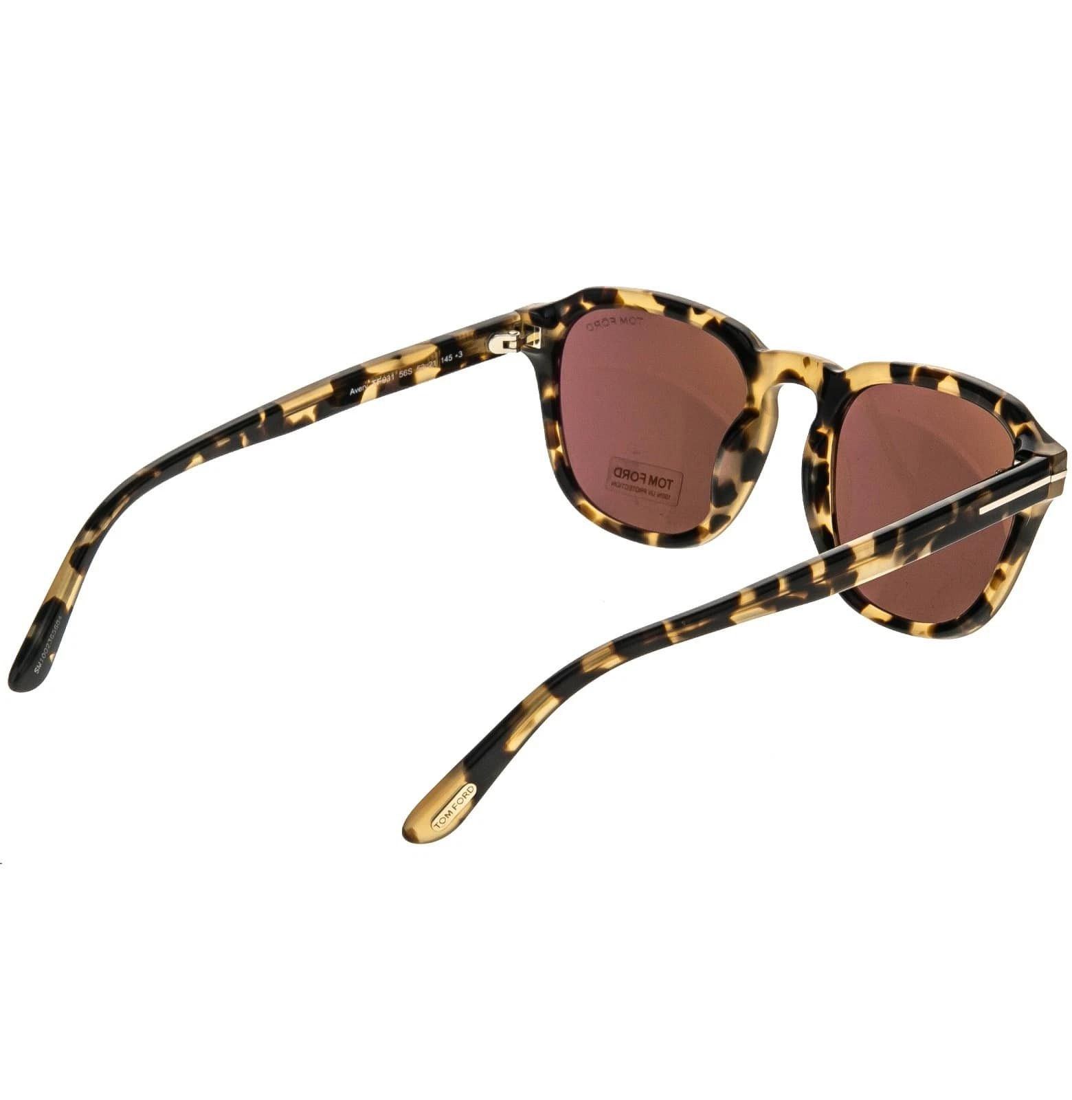 Tom Ford TOM FORD AVERY TF931 56S Brown Unisex Sunglasses 931 FT0931 Size ONE SIZE - 7 Thumbnail