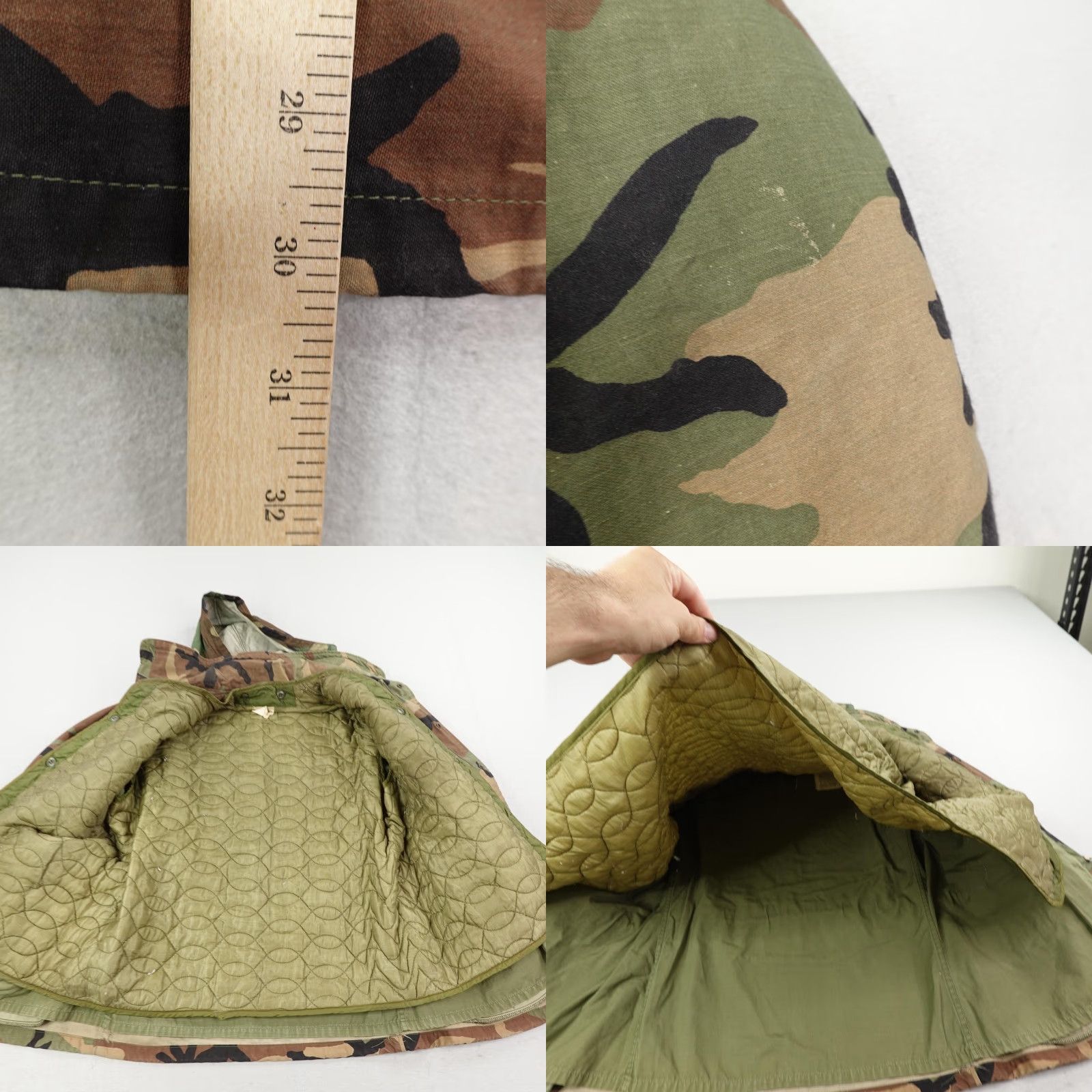 Vintage Vintage US Army Jacket Mens Medium Camo M65 Field Coat Cold Weather Liner 80s Size US M / EU 48-50 / 2 - 8 Thumbnail