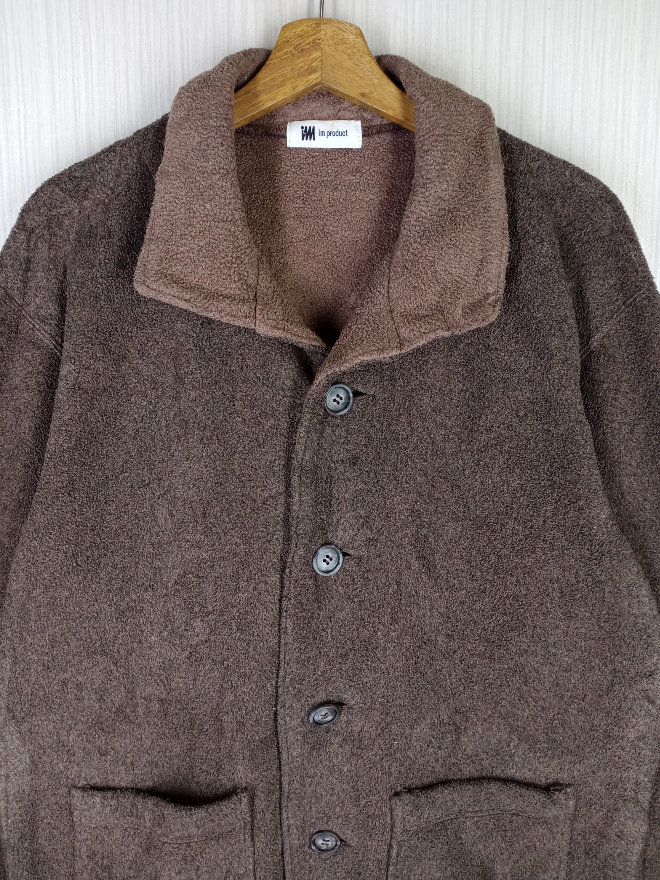Issey Miyake Vintage Issey Miyake IM Product Double Pocket Fleece Jacket Size US L / EU 52-54 / 3 - 3 Thumbnail