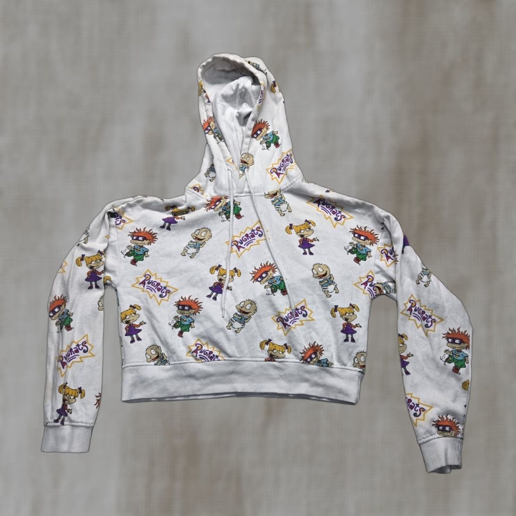 Nickelodeon Nickelodeon Rugrats Cropped Hoodie Sweatshirt Sweater Adult Women's S Size S / US 4 / IT 40 - 1 Thumbnail
