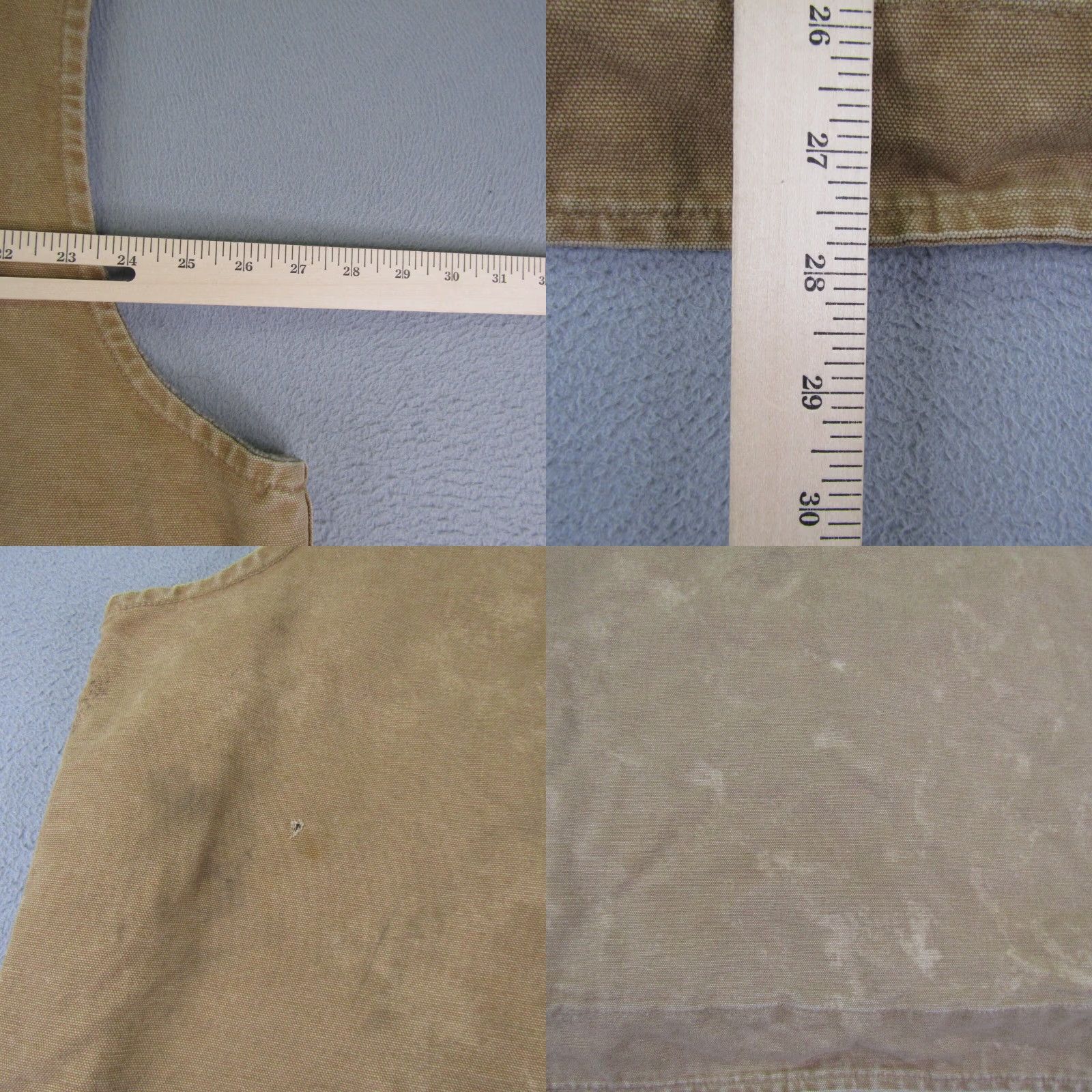 Carhartt VINTAGE Carhartt Vest Mens 3XL Beige Duck Canvas Sherpa Lined Utility Workwear Jacket/Coat? Size US XXL / EU 58 / 5 - 8 Thumbnail