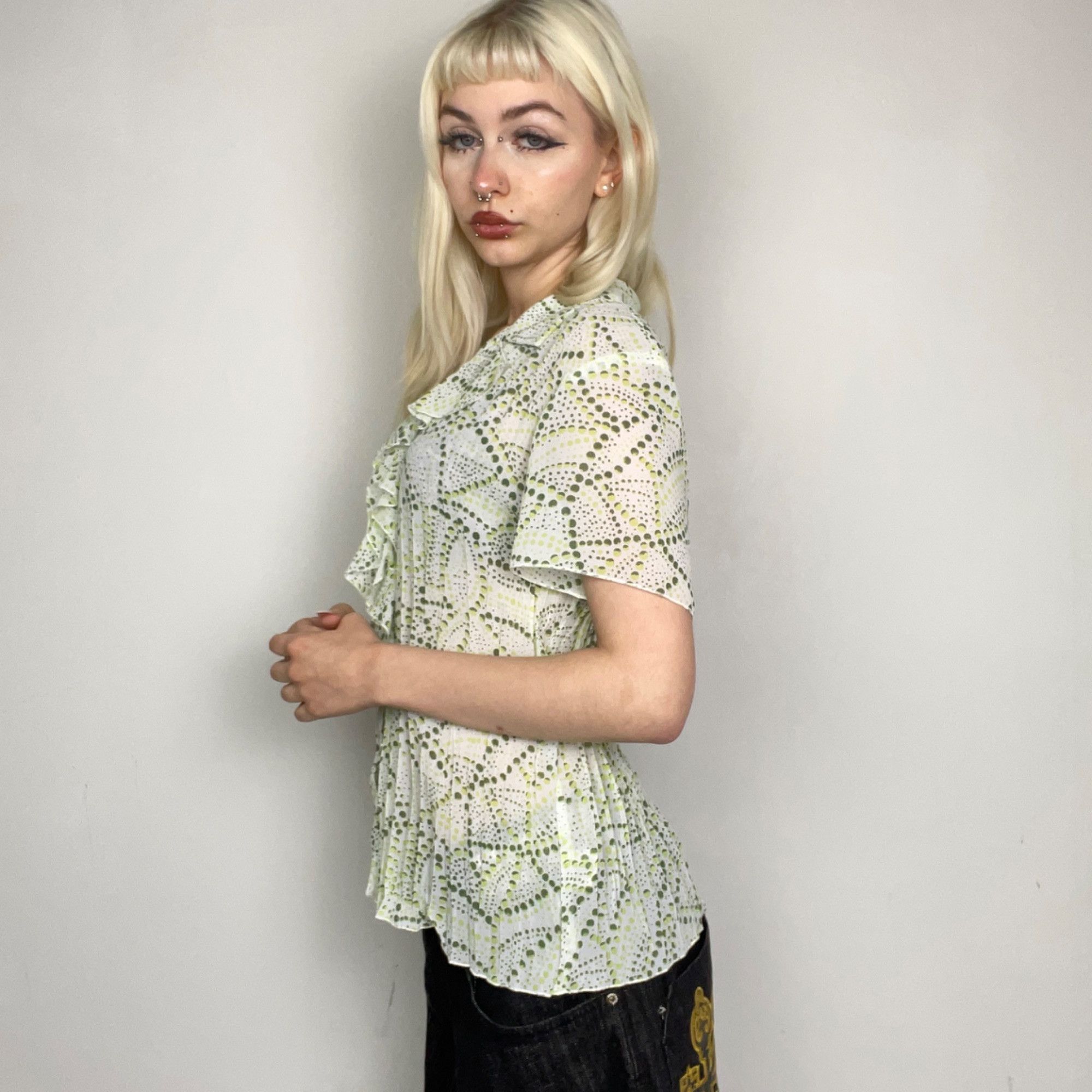 Other L - Zack’s Polka Ruffle Top Size L / US 10 / IT 46 - 2 Thumbnail