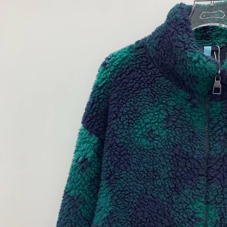 Louis Vuitton Louis Vuitton Green logo monogrammed full-print suede zip- Size US XL / EU 56 / 4 - 3 Thumbnail