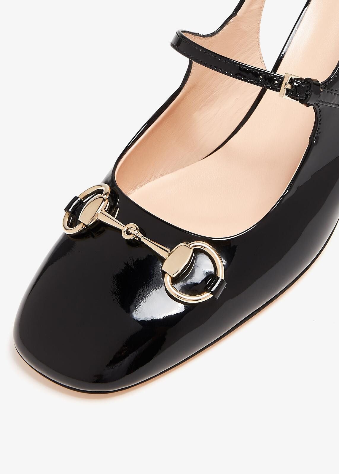 Gucci Gucci Horsebit Patent Leather Pumps Size US 7.5 / IT 37.5 - 2 Thumbnail