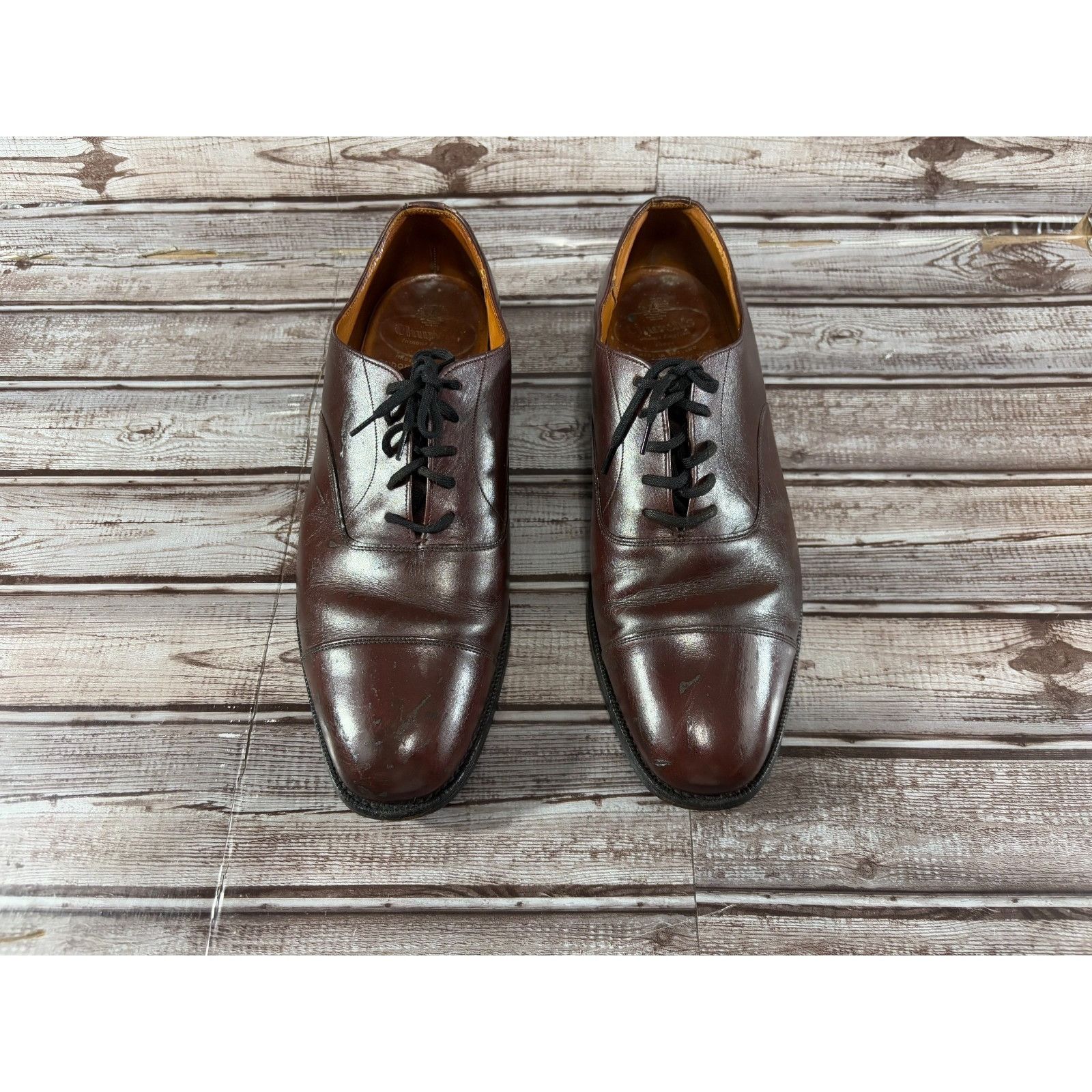 Church's Church's Consul 173 oxford shoes size 8.5 D color Burgundy Size US 8.5 / EU 41-42 - 2 Thumbnail