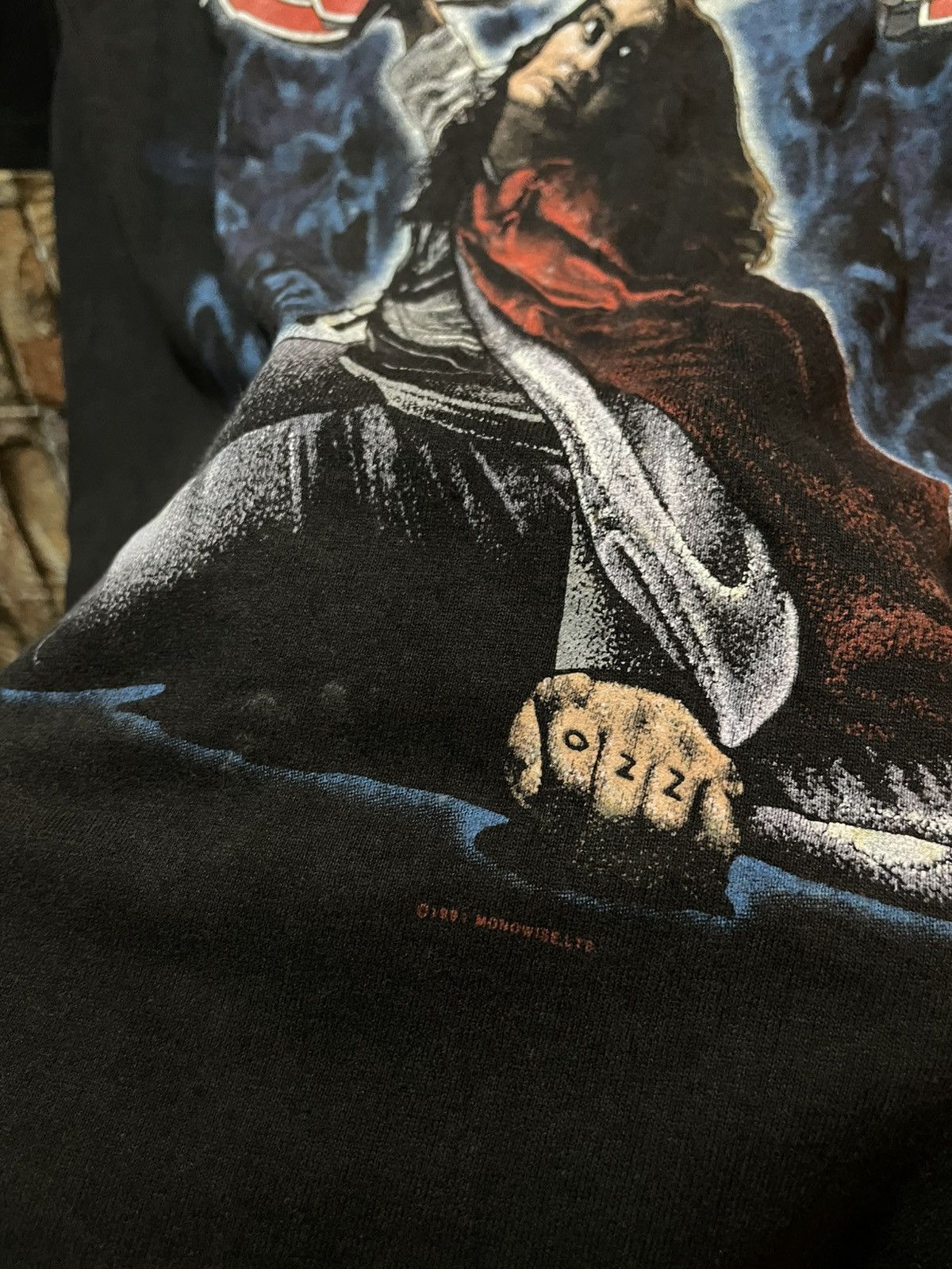 Hanes Vintage 90s ozzy osbourne Blizzard of ozz Size US L / EU 52-54 / 3 - 3 Thumbnail