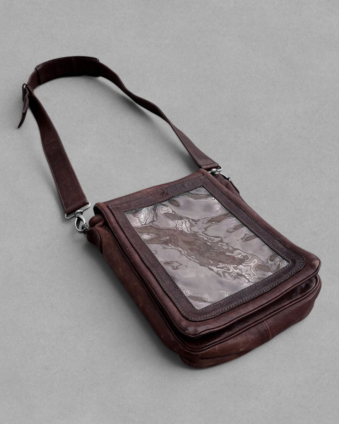 Maison Margiela 2000’s MAISON MARTIN MARGIELA Transparent Pocket Leather Bag Size ONE SIZE - 18 Thumbnail