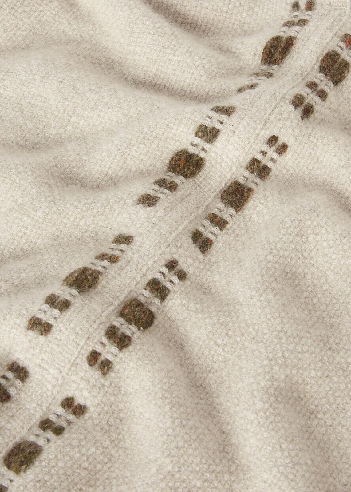 Loro Piana o1srvl11e0125 FAO1051 Size: OS/ Short Poncho in Beige Size ONE SIZE - 3 Thumbnail