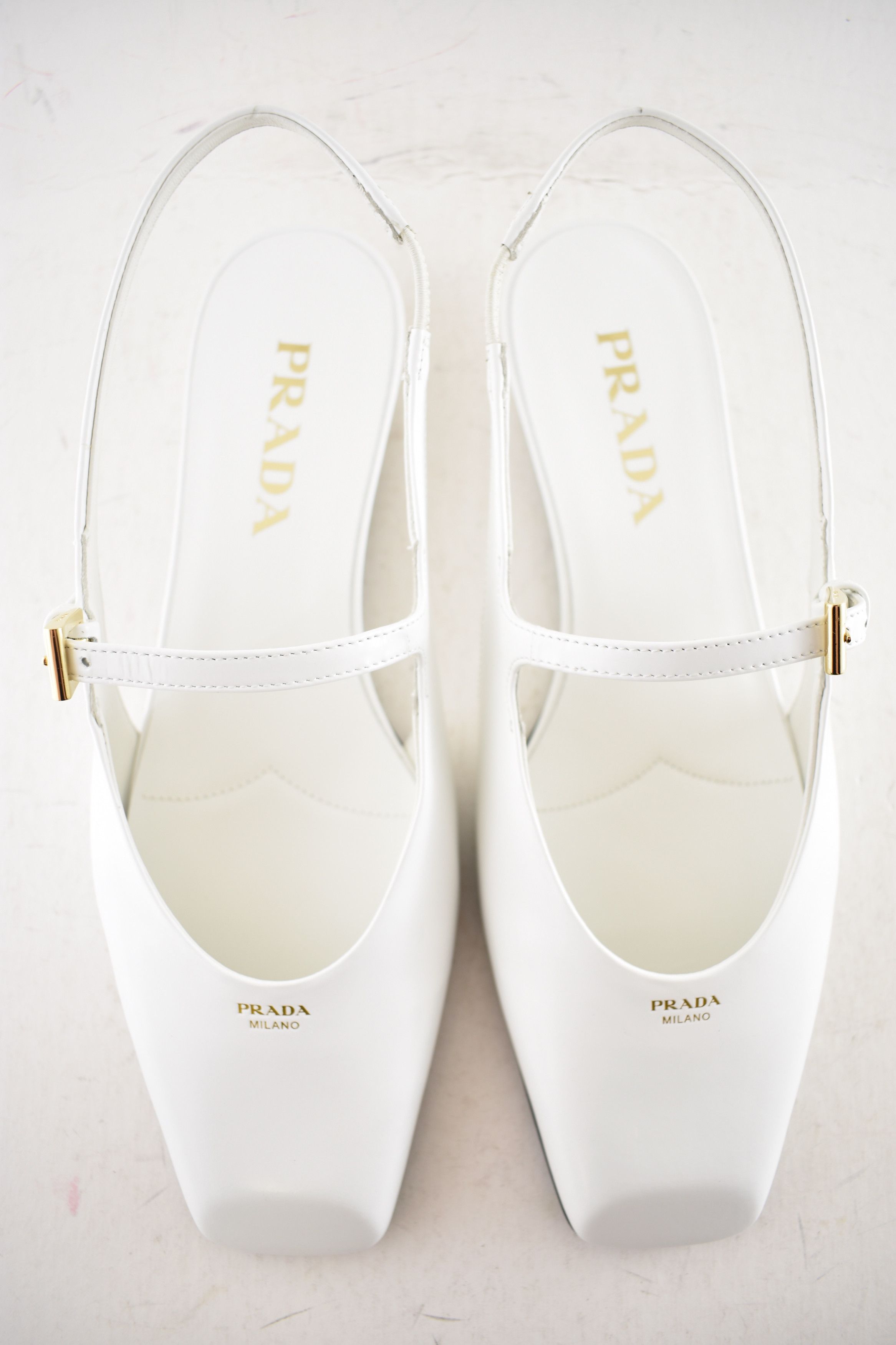 Prada Prada Leather Mary Jane Slingback Ballerina Ballet Flat 40 Size US 10 / IT 40 - 13 Thumbnail