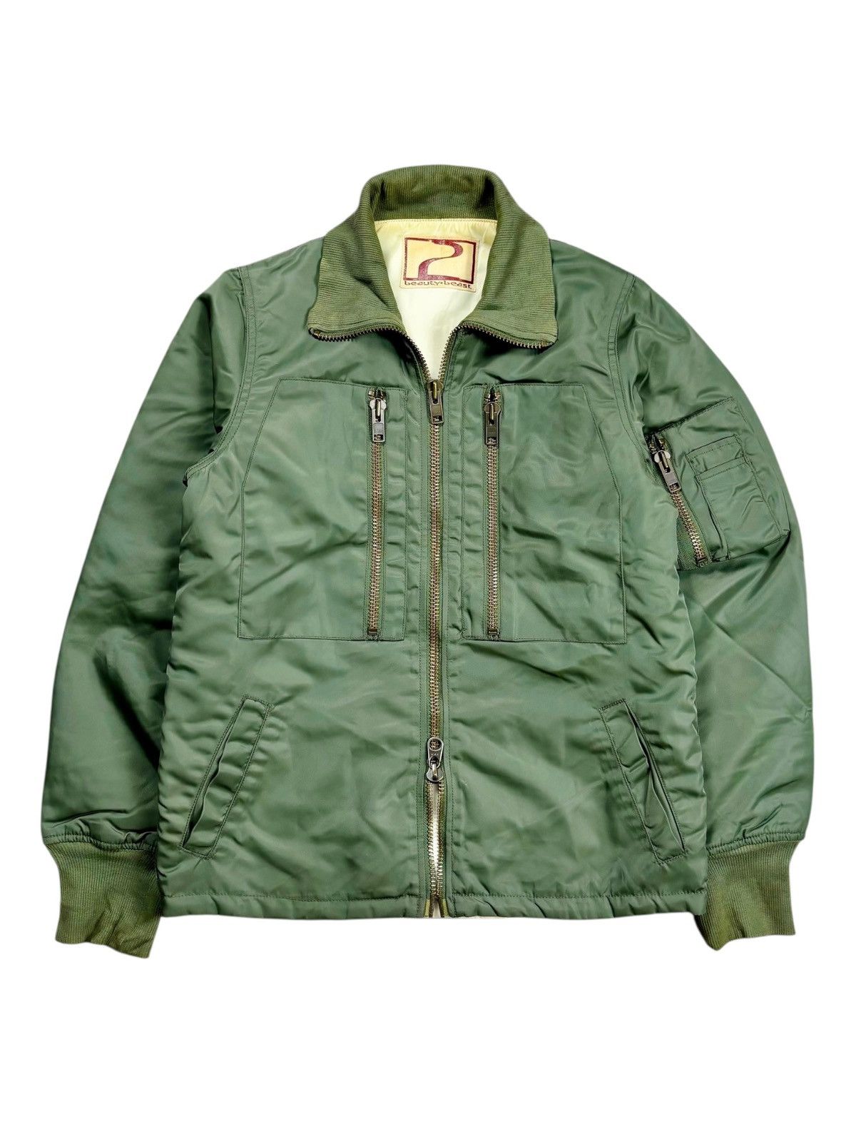 Beauty Beast 1990s Beauty:Beast - Aviator Pilot Bomber Size US M / EU 48-50 / 2 - 1 Thumbnail