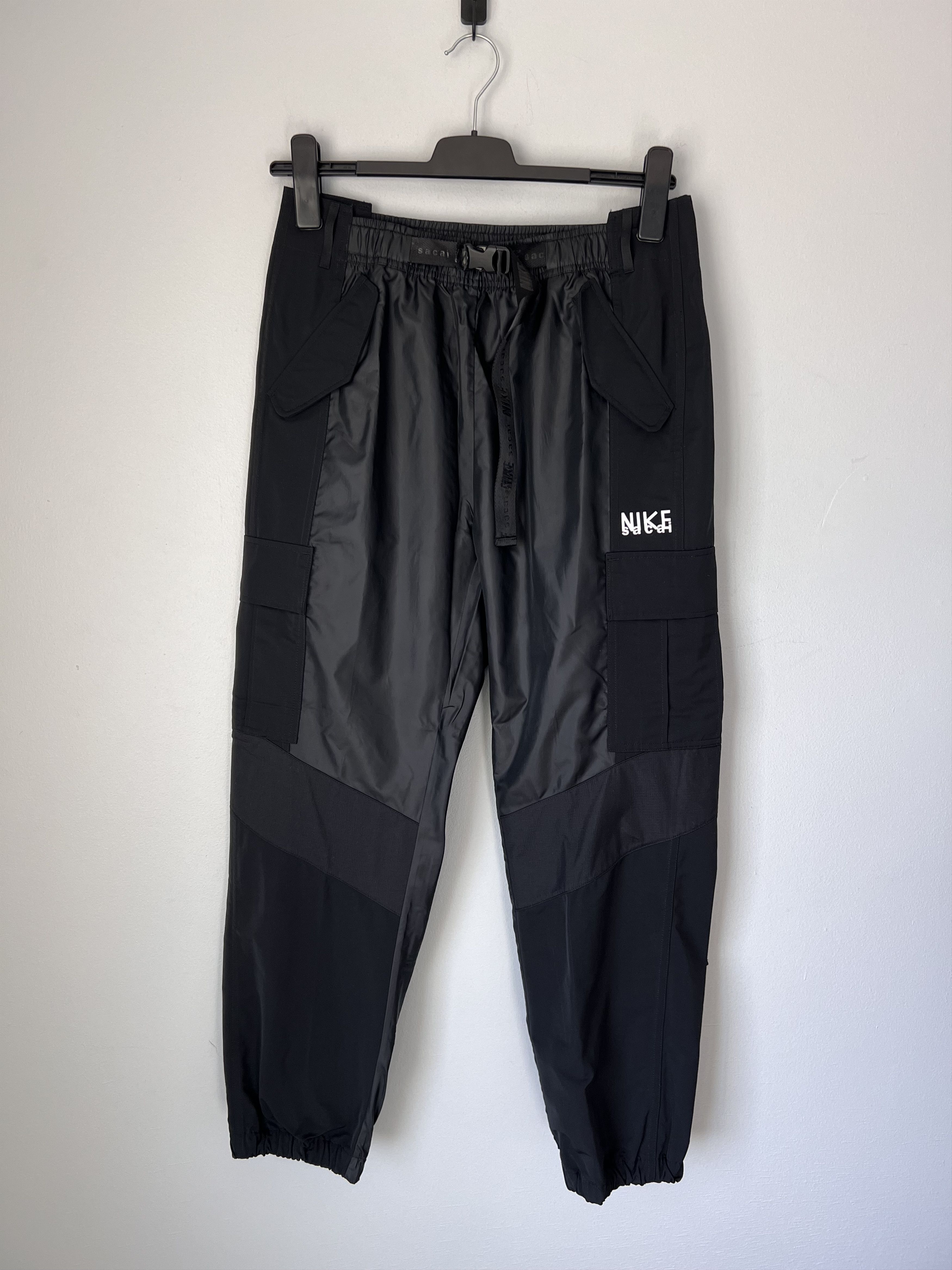 Nike × Sacai Sacai Nike Belted Track Pants in Black | Grailed