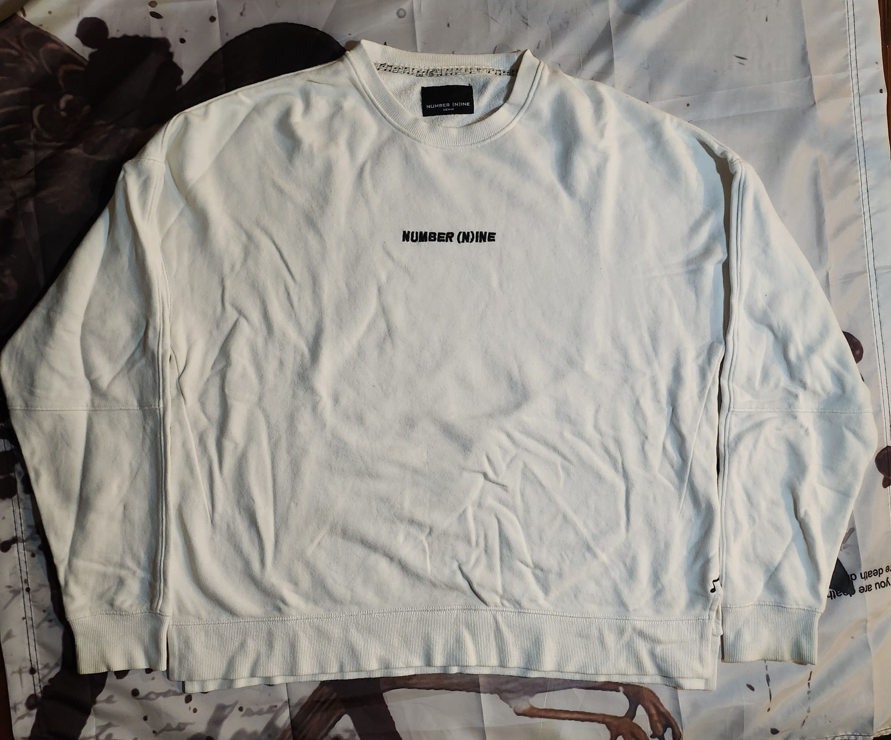 Number (N)ine Number (N)ine Embroidered Logo Crewneck Pullover Size US M / EU 48-50 / 2 - 1 Thumbnail
