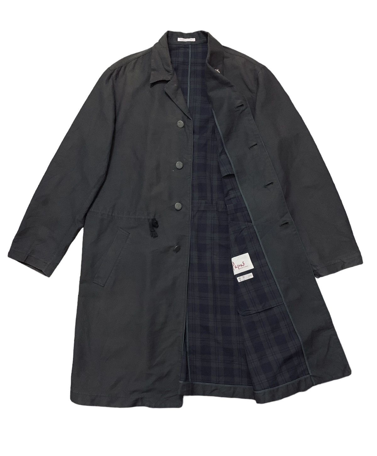Issey Miyake × Japanese Brand Vintage Papas issey miyake Long jacket/Coat Green Colour(B) Size US M / EU 48-50 / 2 - 4 Thumbnail